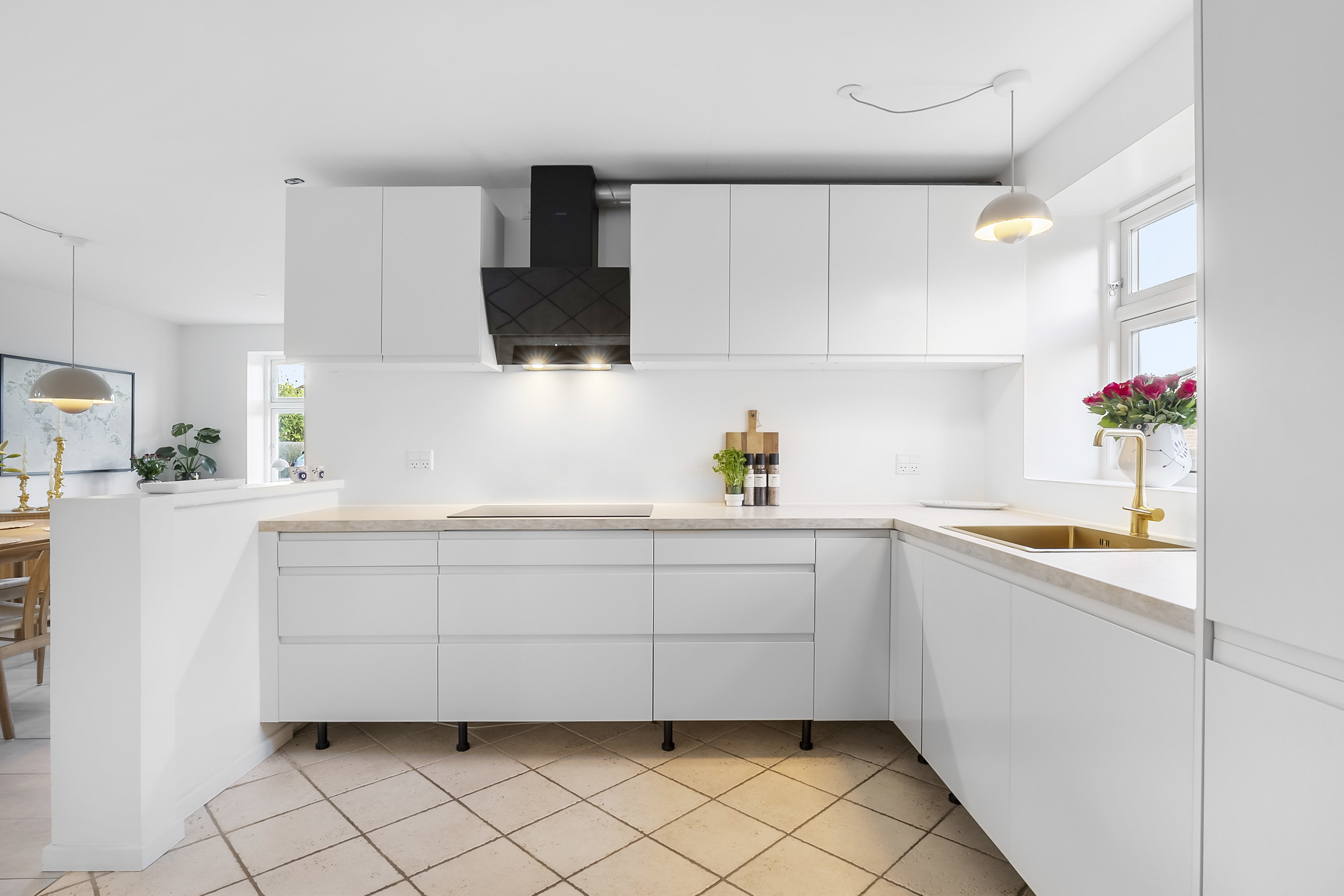 Fremhævet køkken billede i fuldskærmstilstand. Billede af Tværvej 17B, Seden, 5240 Odense NØ