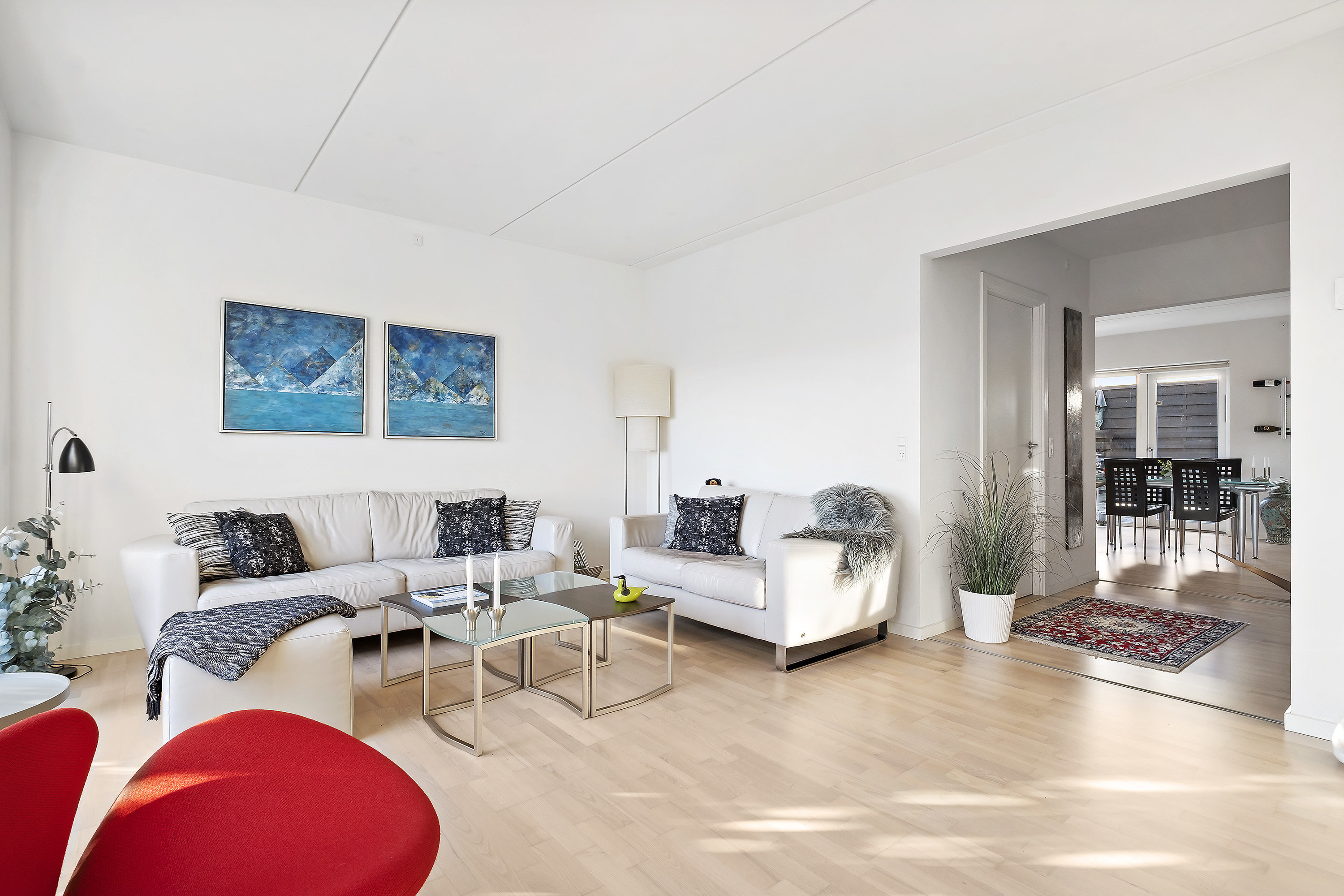 Fremhævet stue billede i fuldskærmstilstand. Billede af Sergentvænget 14, 3520 Farum