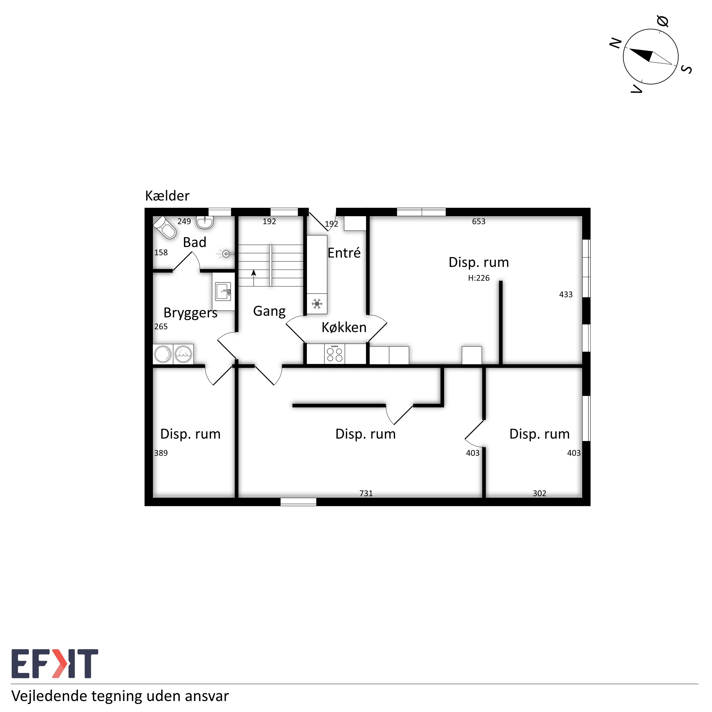 Fremhævet  billede i fuldskærmstilstand. Billede af Skolegade 30, Hou, 8300 Odder