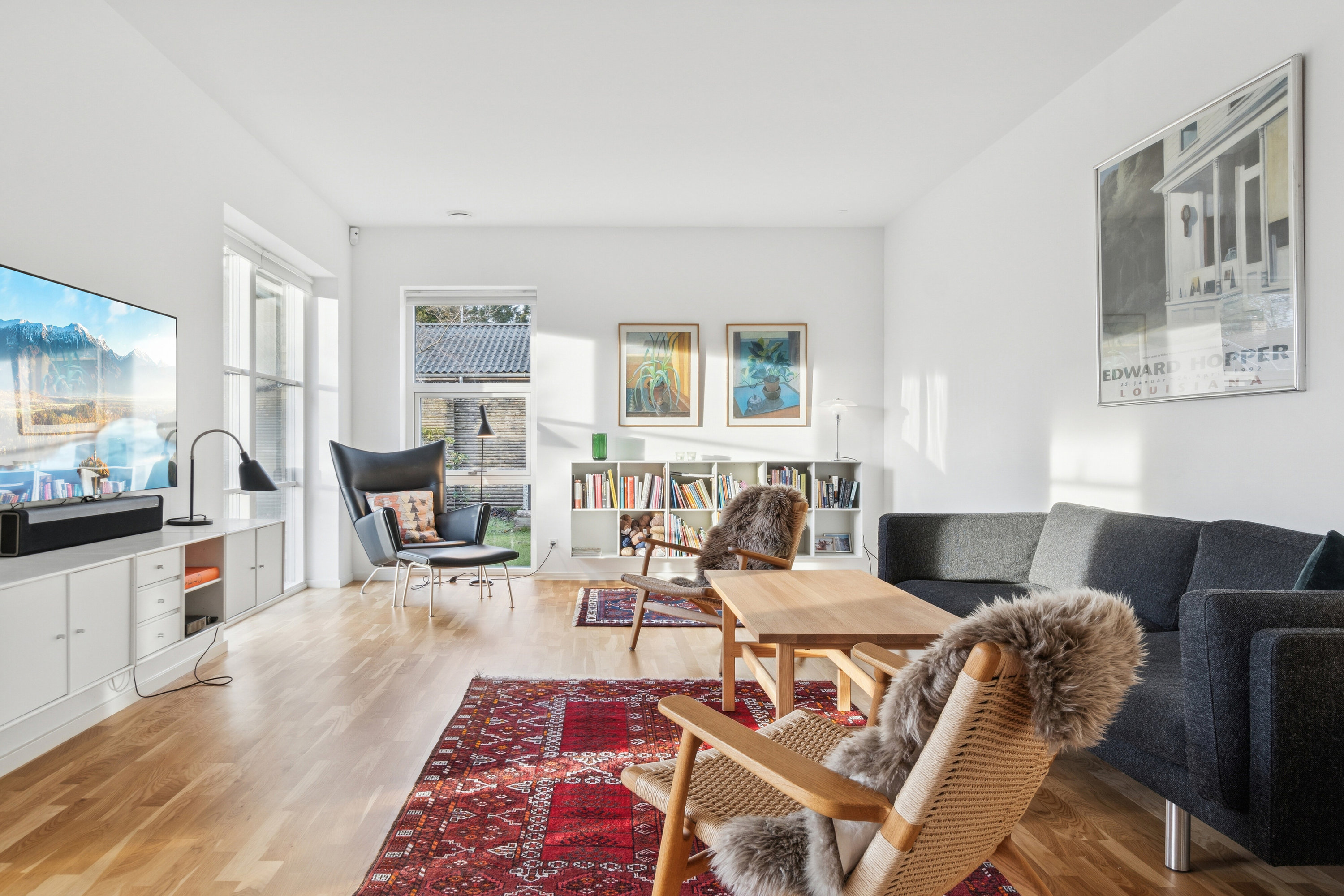 Fremhævet stue billede i fuldskærmstilstand. Billede af Sofielundsvej 33, 2600 Glostrup