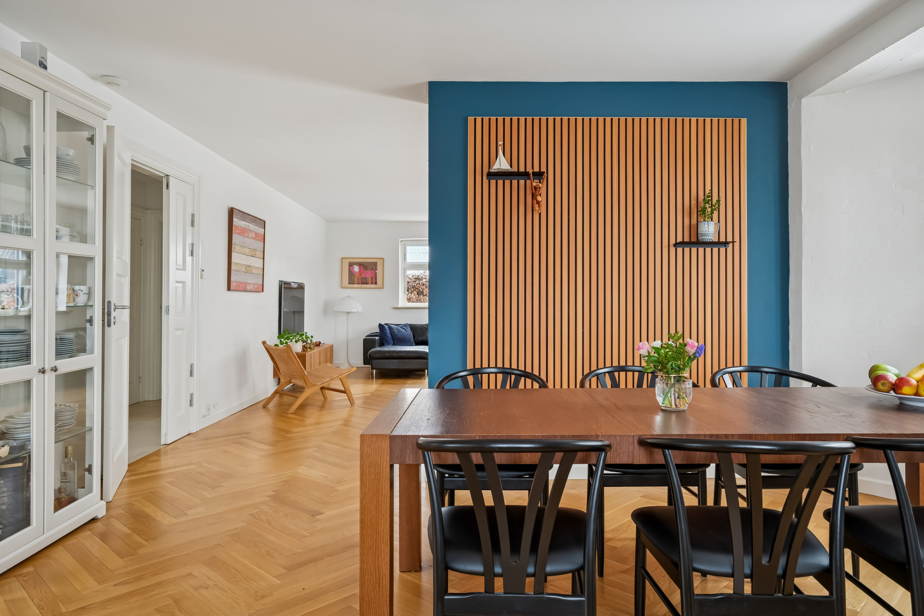 Fremhævet stue billede i fuldskærmstilstand. Billede af Resedavej 10, 8370 Hadsten