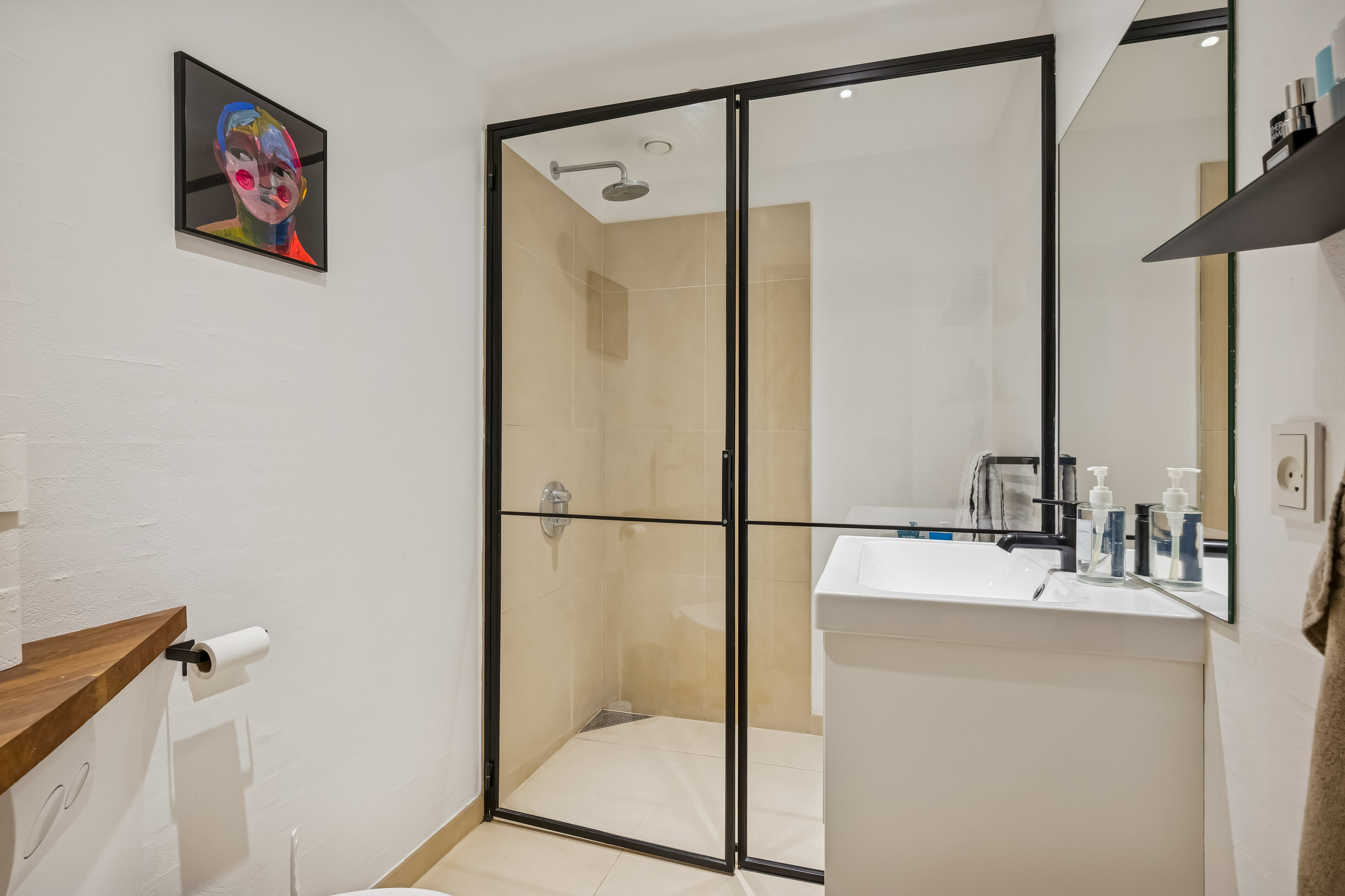 Fremhævet badeværelse billede i fuldskærmstilstand. Billede af Resedavej 10, 8370 Hadsten