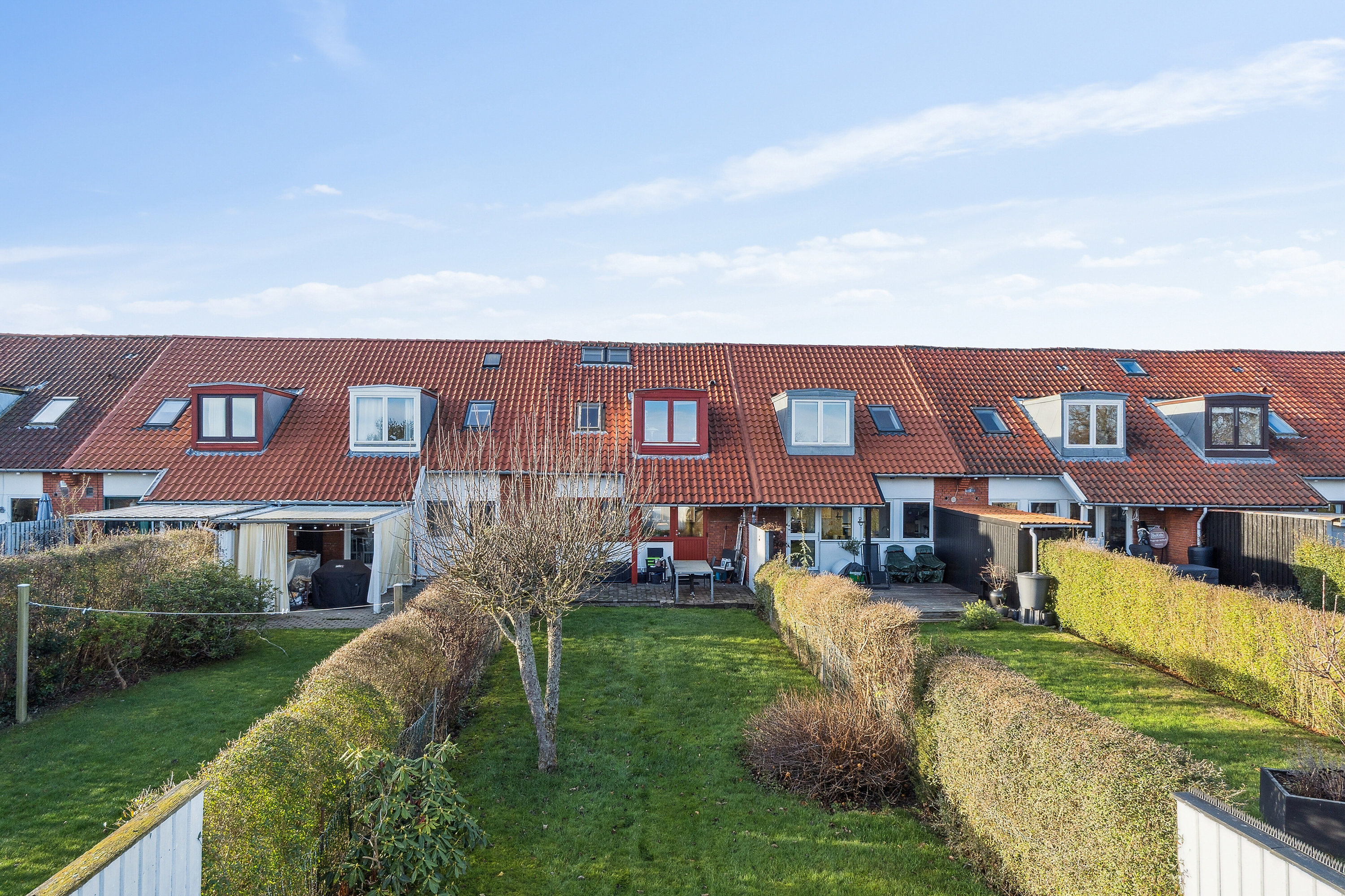 Rækkehus: Set fra haven på Hvidsværmervej 11B, 2610 Rødovre