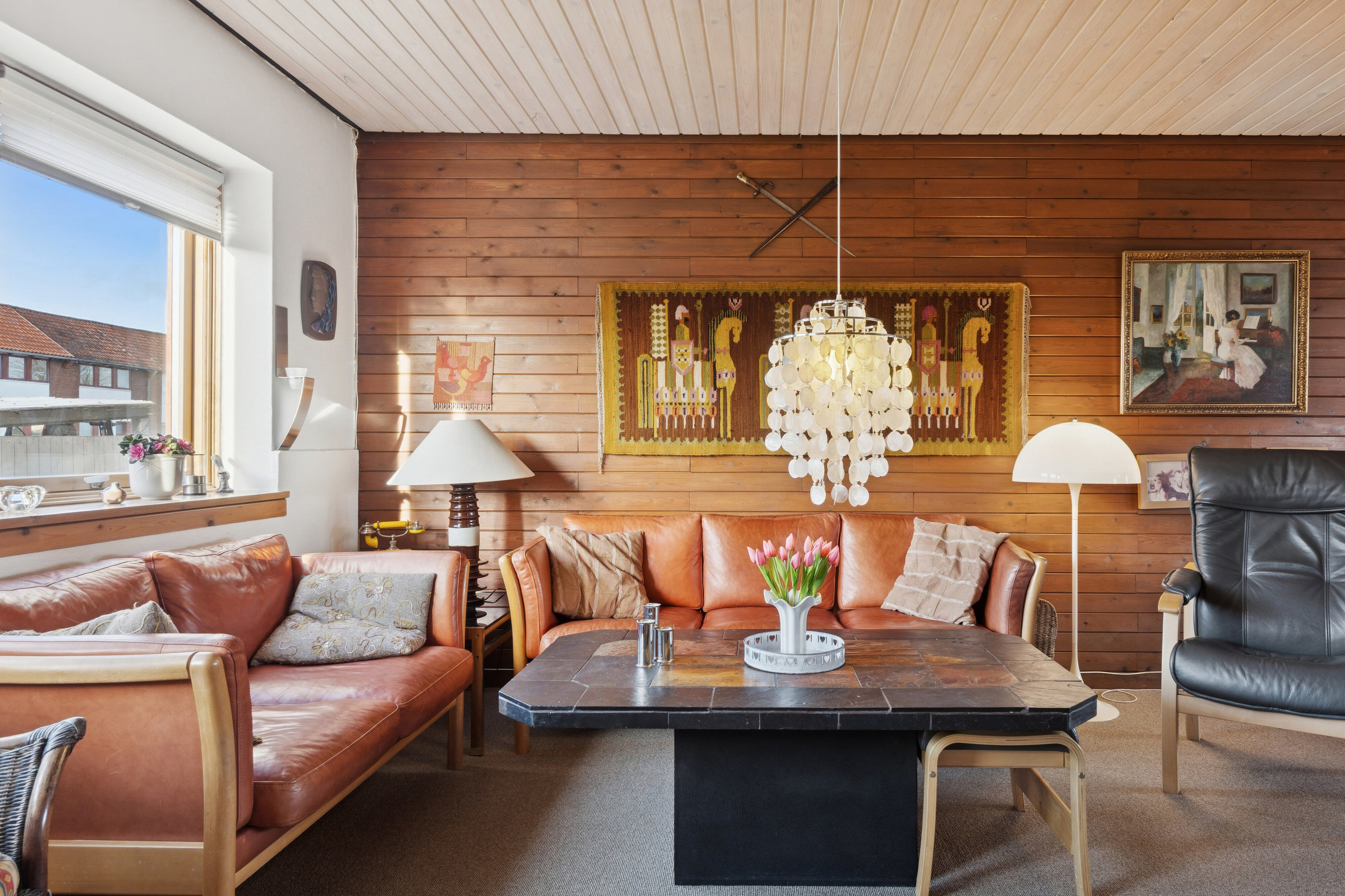 Miniaturebillede 1: stue. Billede af Hvidsværmervej 11B, 2610 Rødovre