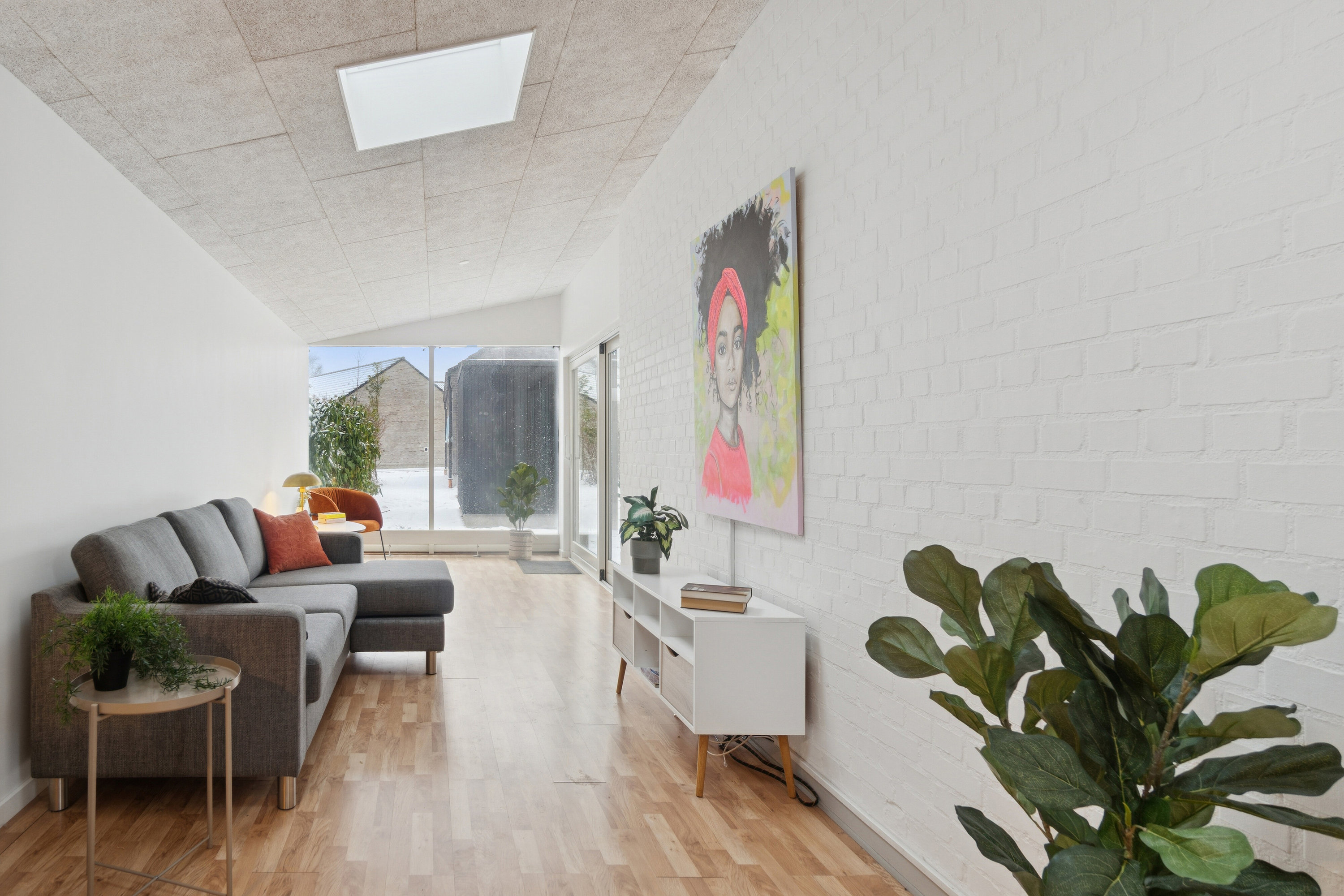 Fremhævet stue billede i fuldskærmstilstand. Billede af Grøndalsvej 9, 8600 Silkeborg