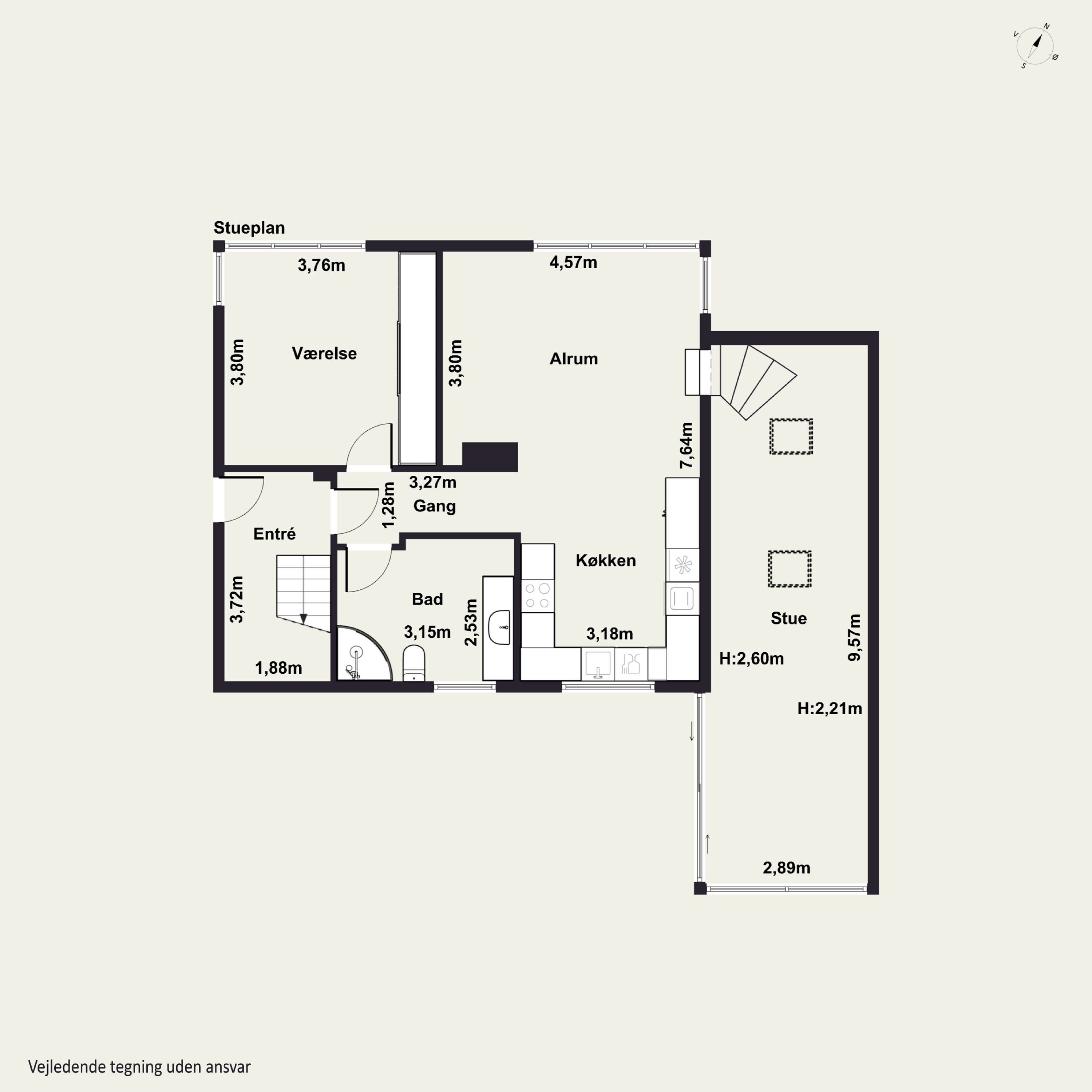 Plantegninger billede af Grøndalsvej 9, 8600 Silkeborg