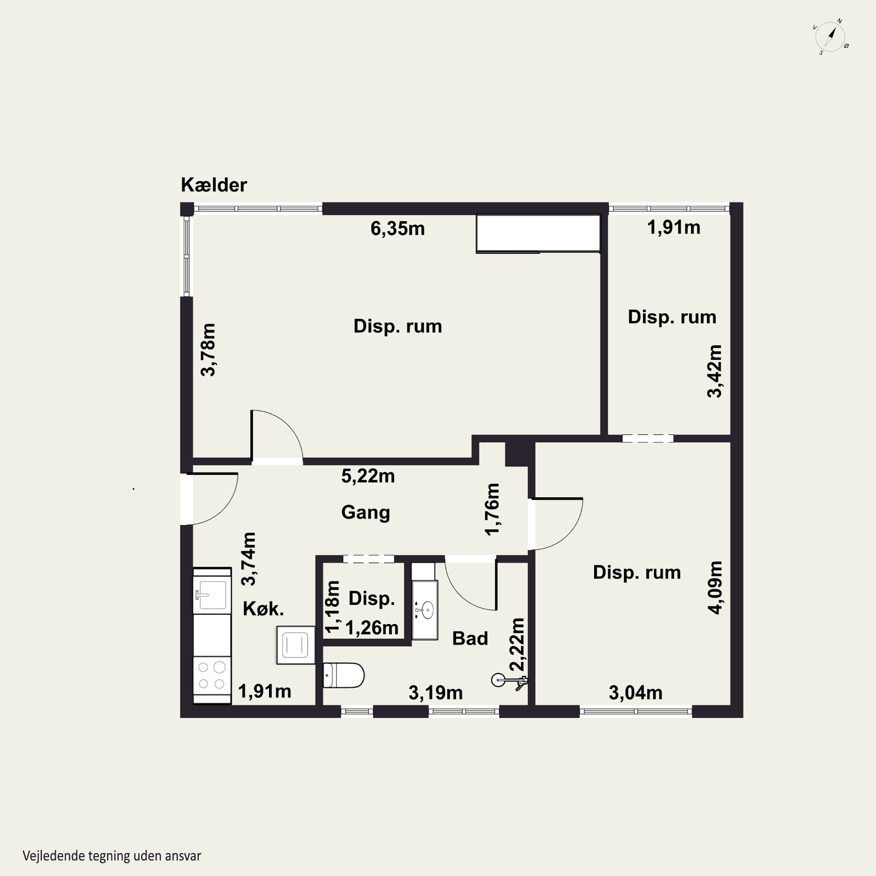 Plantegninger billede af Grøndalsvej 9, 8600 Silkeborg