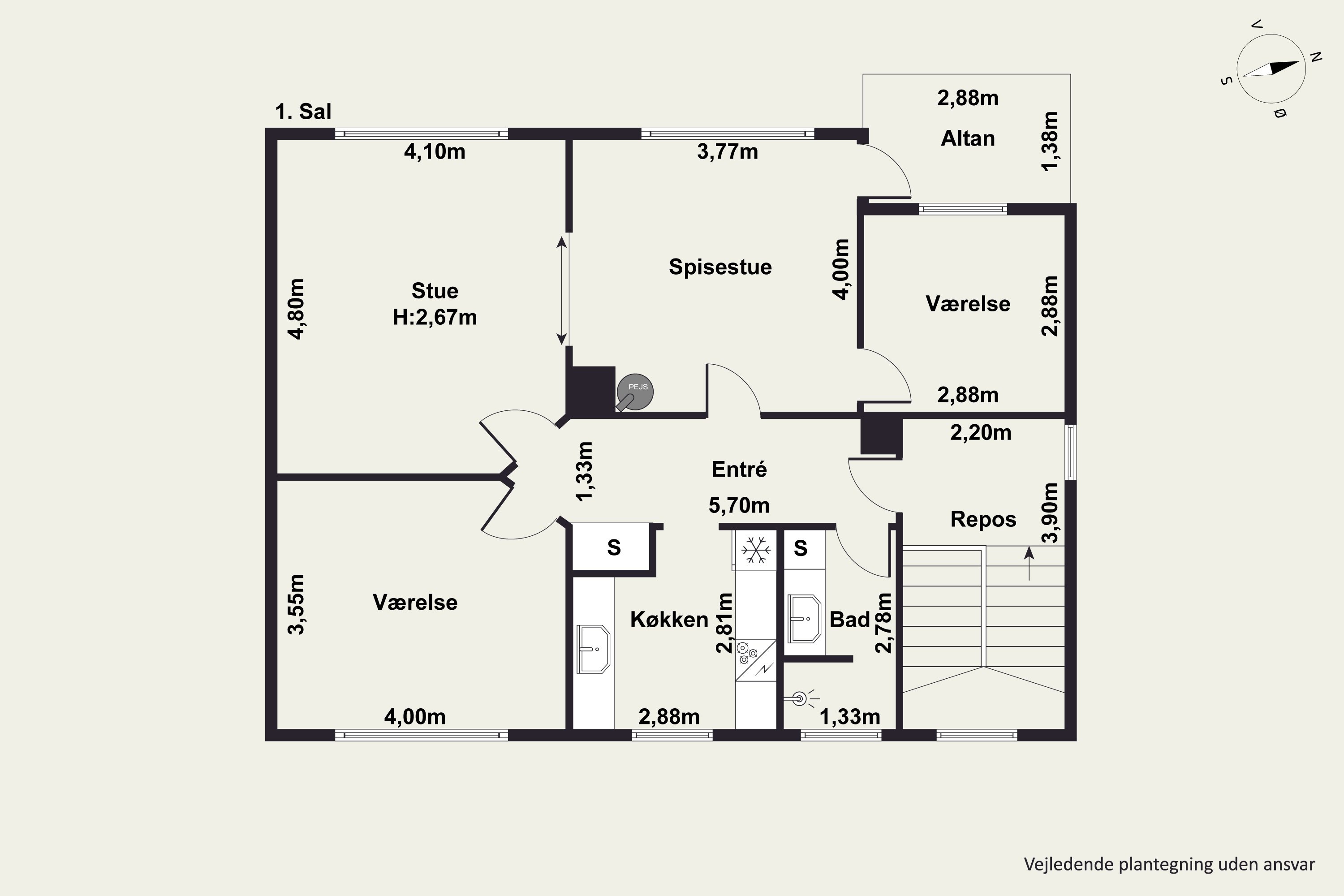 Plantegninger billede af Klosteralleen 15, 4100 Ringsted