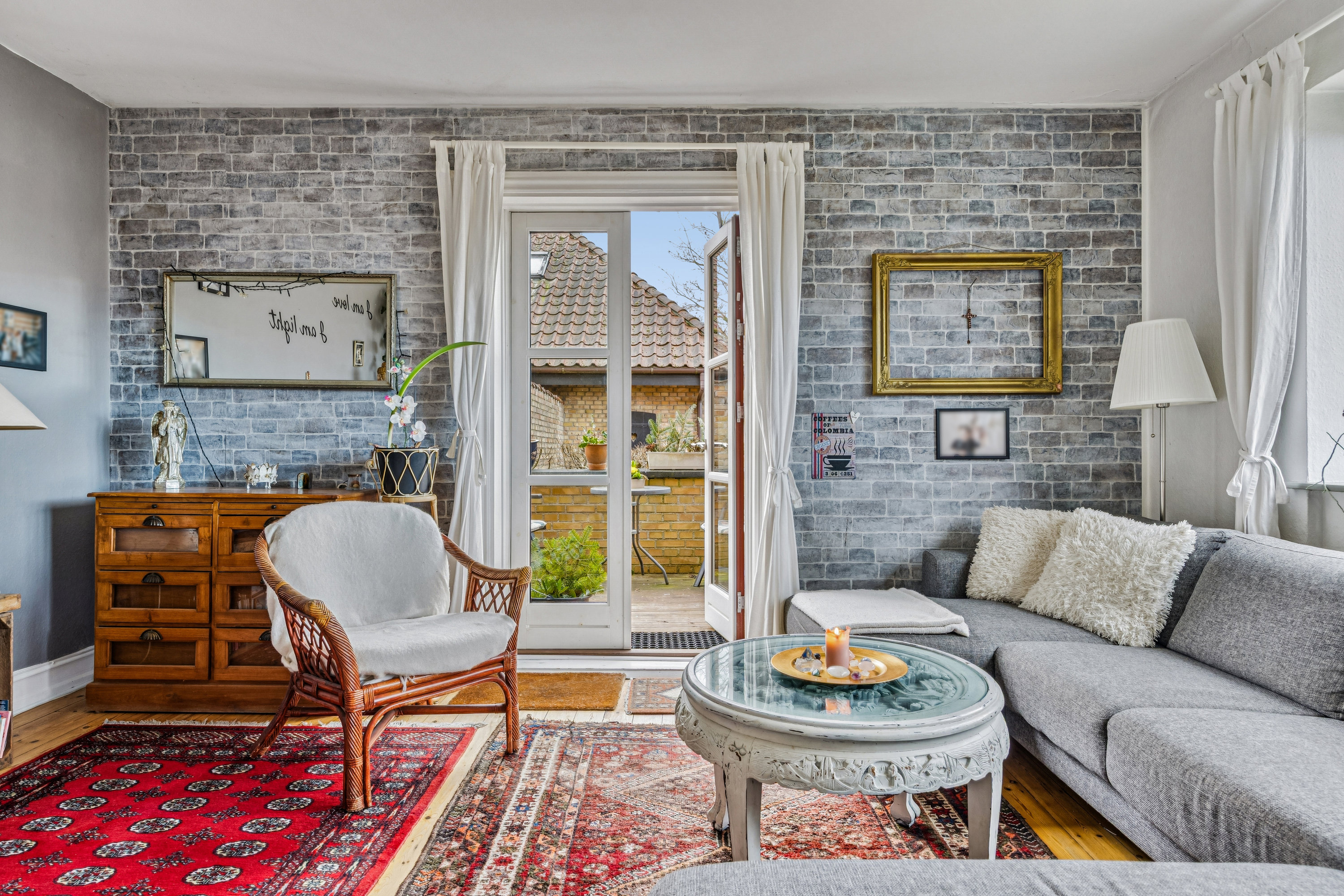 Fremhævet stue billede i fuldskærmstilstand. Billede af Klosteralleen 15, 4100 Ringsted