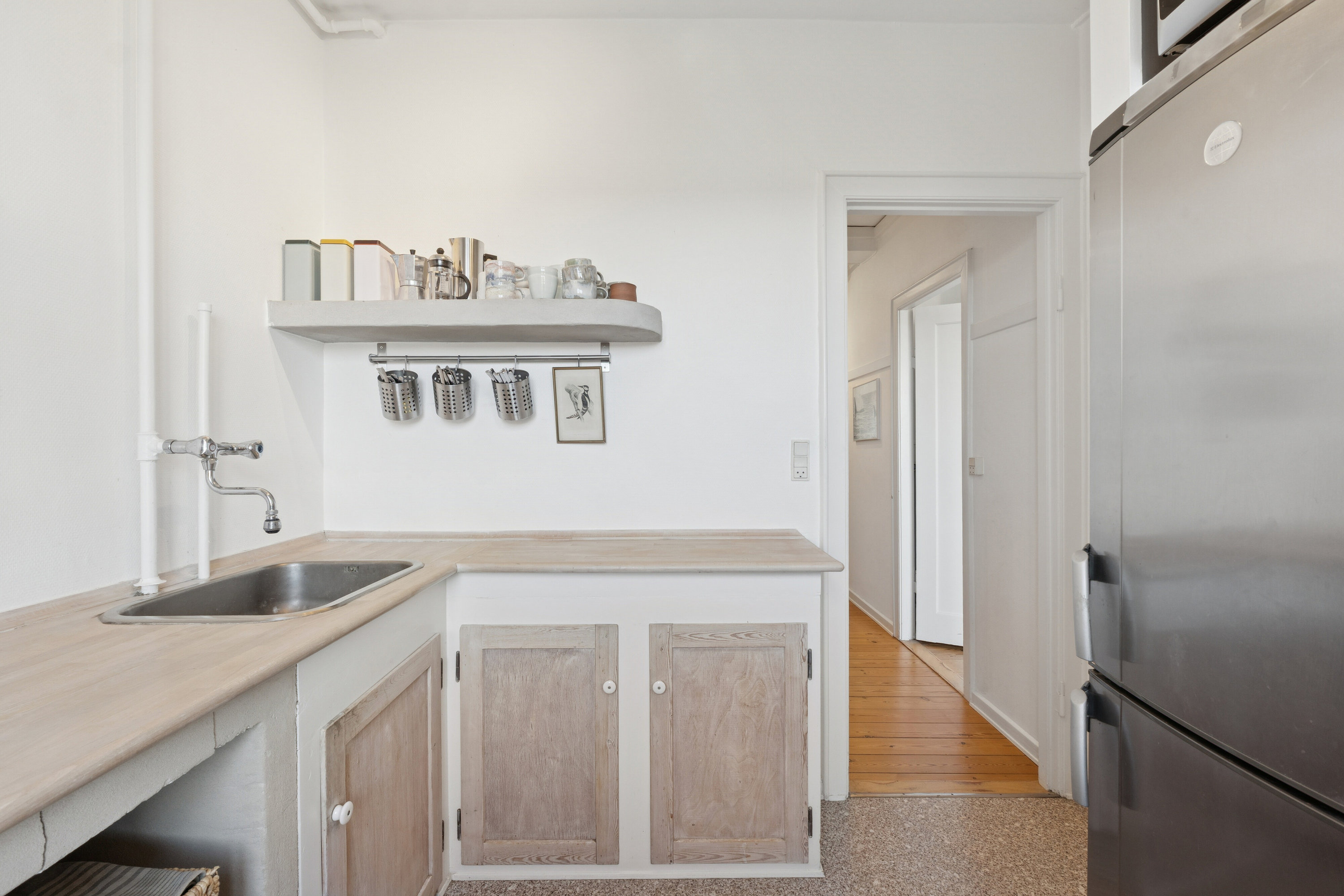 Fremhævet køkken billede i fuldskærmstilstand. Billede af Amagerbrogade 259B, 2. tv., 2300 København S