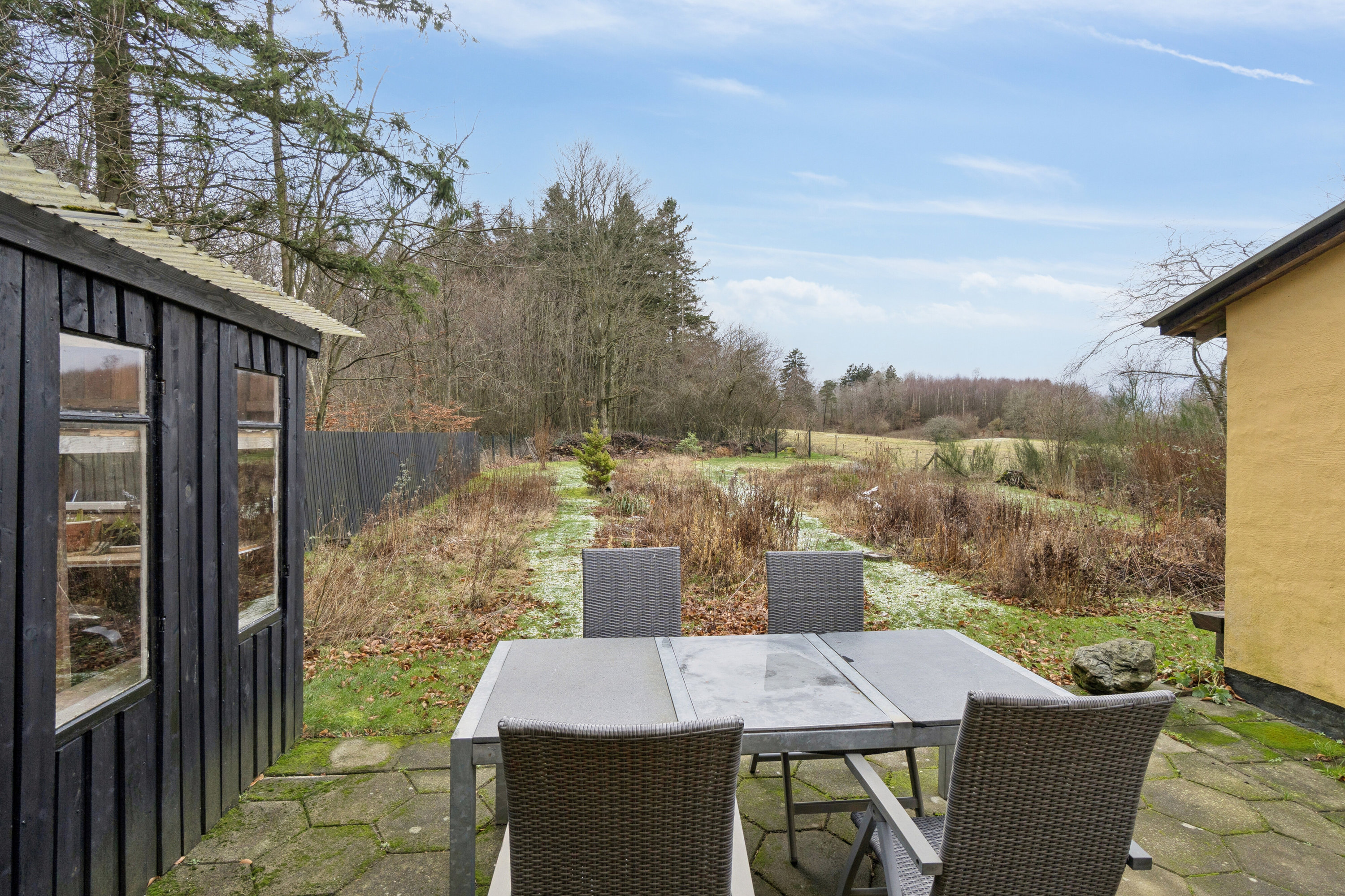 Fremhævet terrasse billede i fuldskærmstilstand. Billede af Bolsterbjergvej 18, Aarsballe, 3700 Rønne
