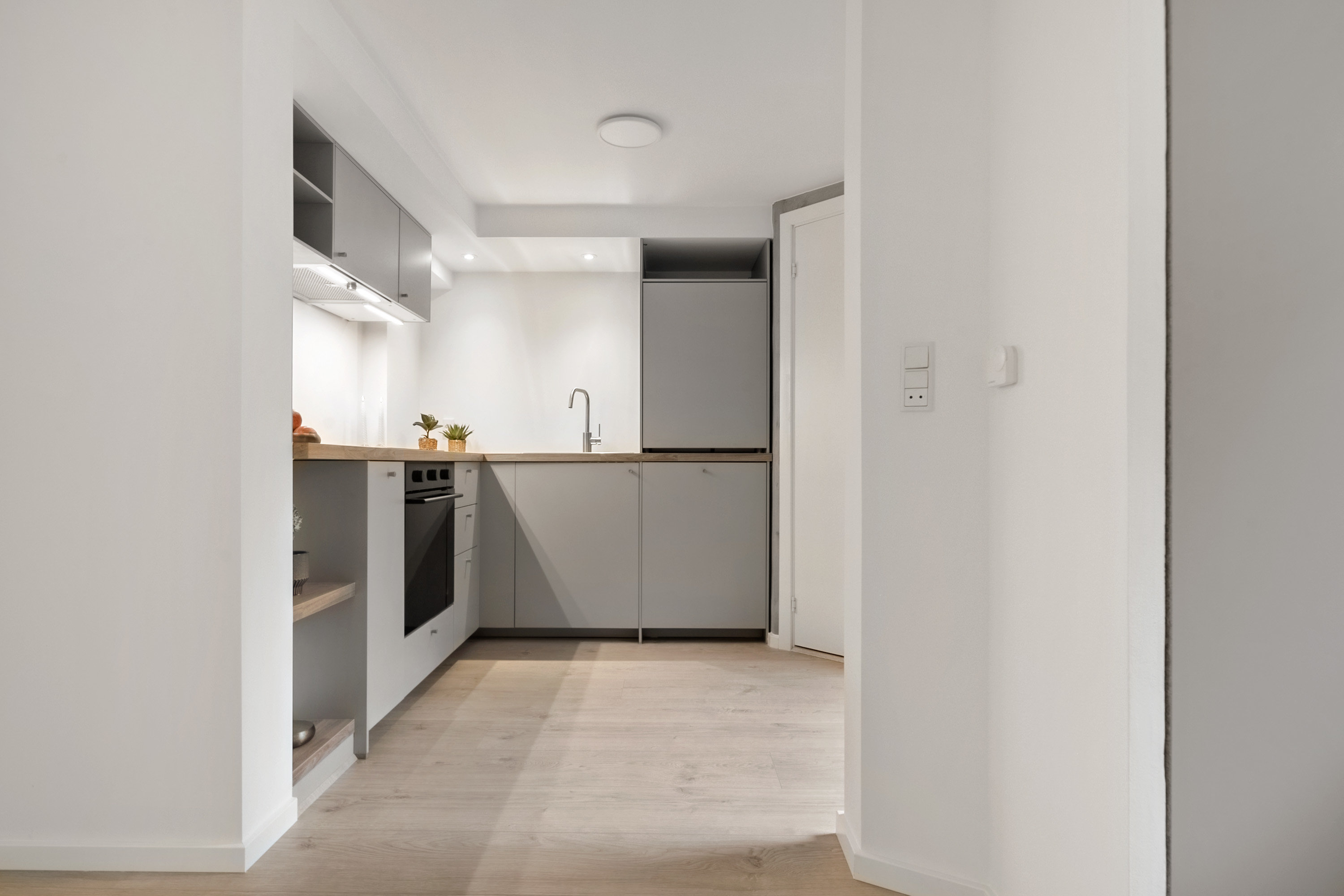 Fremhævet køkken billede i fuldskærmstilstand. Billede af Ivar Huitfeldts Gade 3, kld.., Trøjborg, 8200 Aarhus N