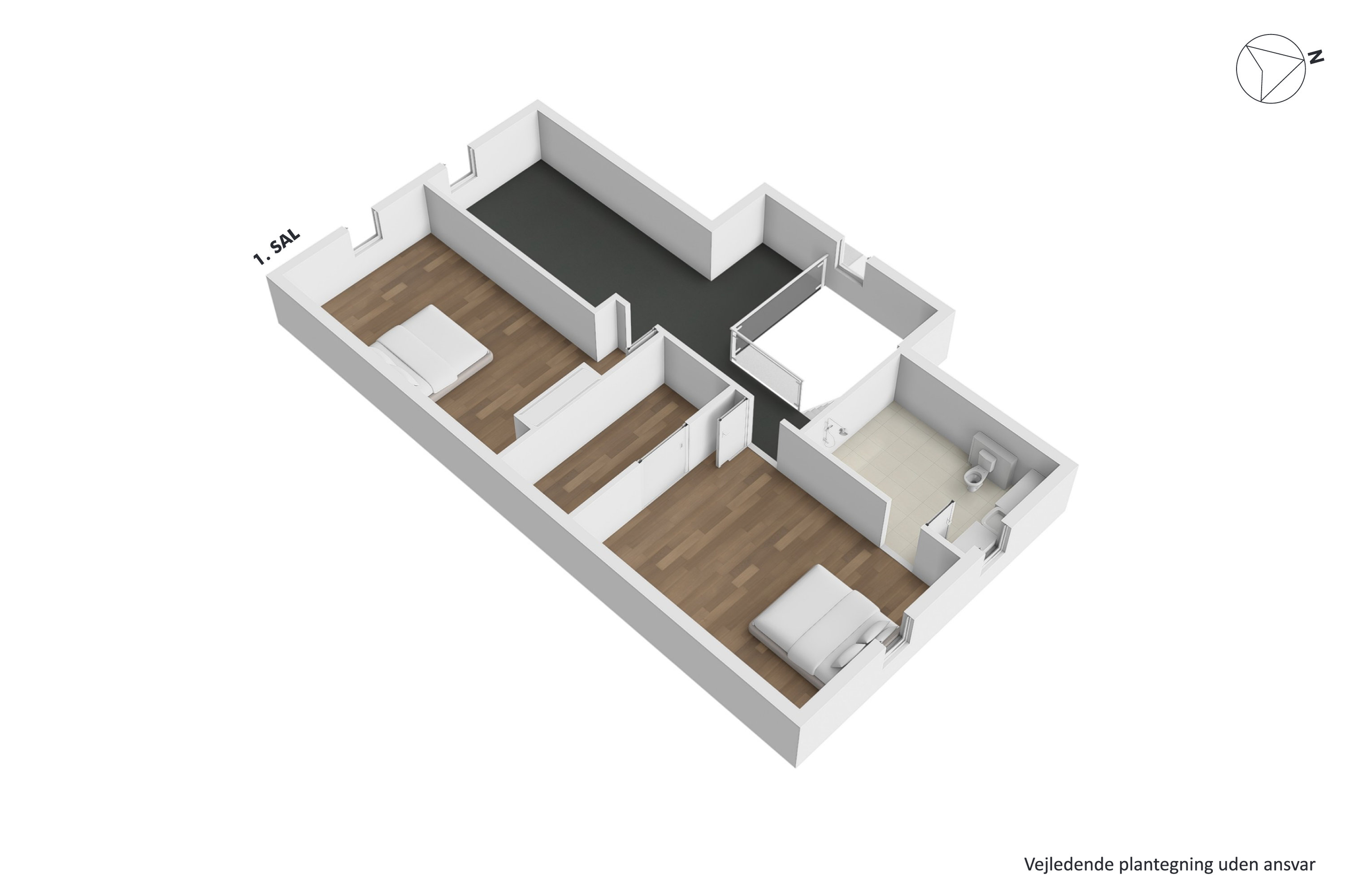 Plantegninger billede af Resedavej 10, 8370 Hadsten
