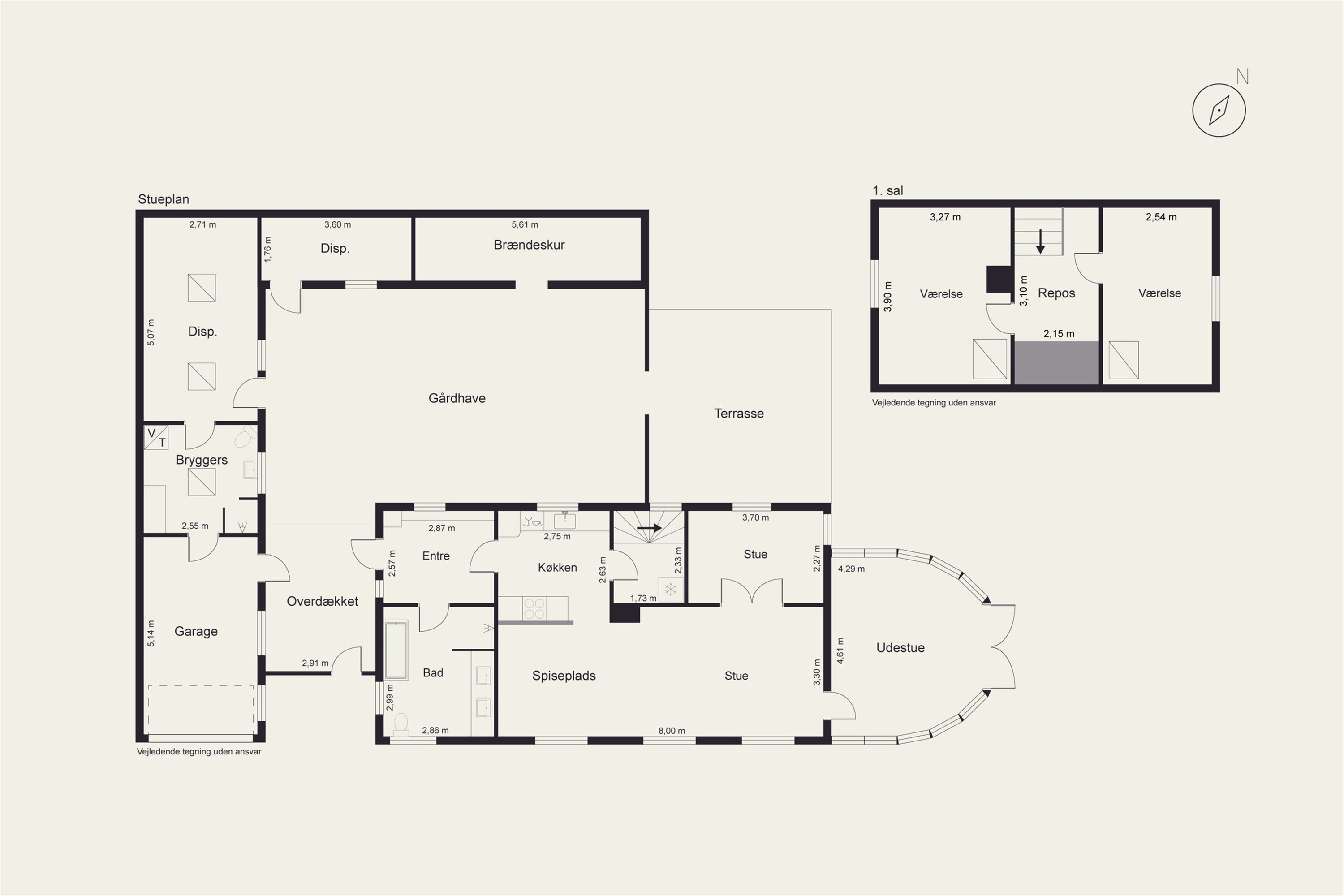 Plantegninger billede af Snerlevej 6, 2820 Gentofte