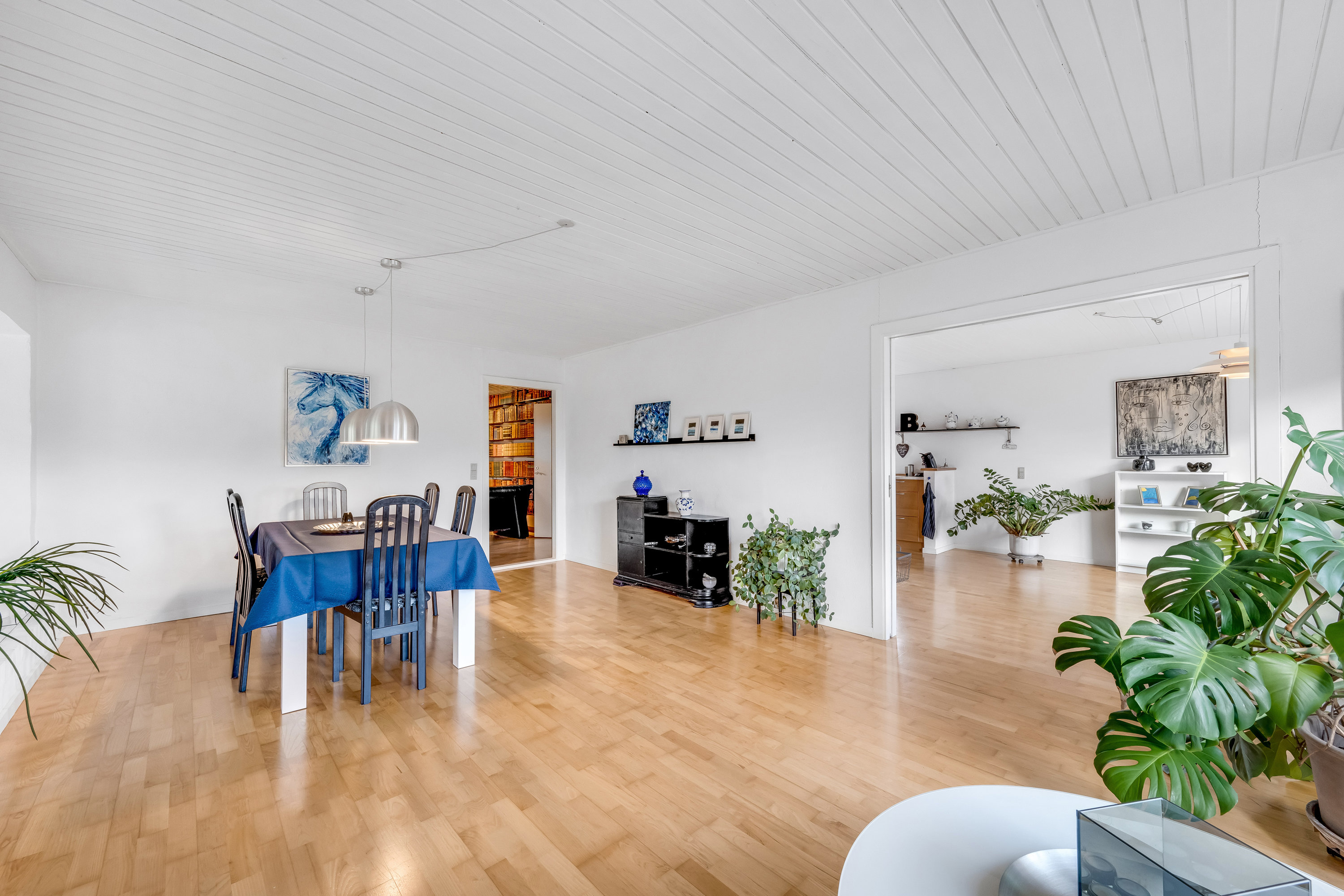 Fremhævet spisestue billede i fuldskærmstilstand. Billede af Rønnevej 4, 6880 Tarm