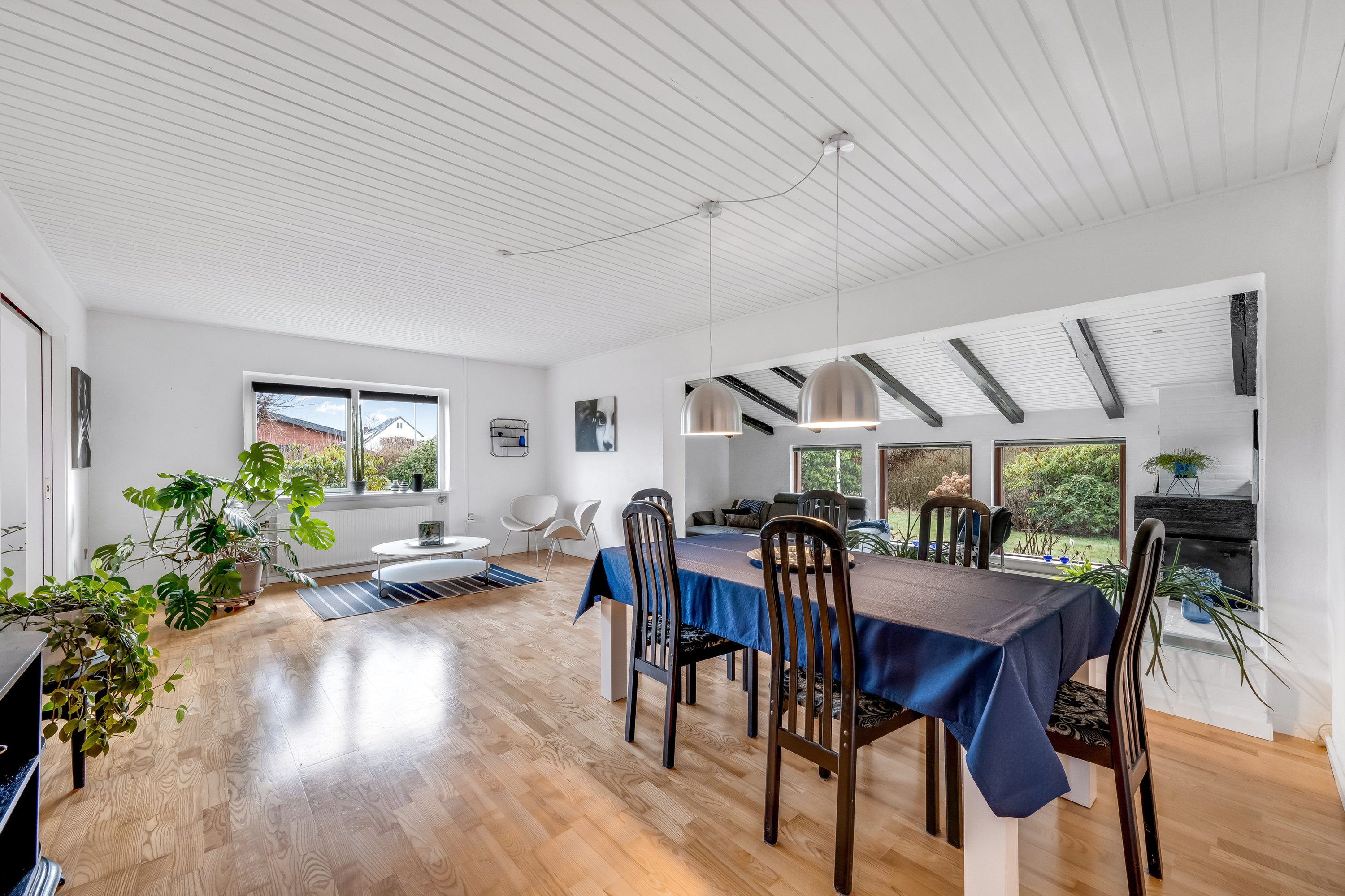 Fremhævet spisestue billede i fuldskærmstilstand. Billede af Rønnevej 4, 6880 Tarm