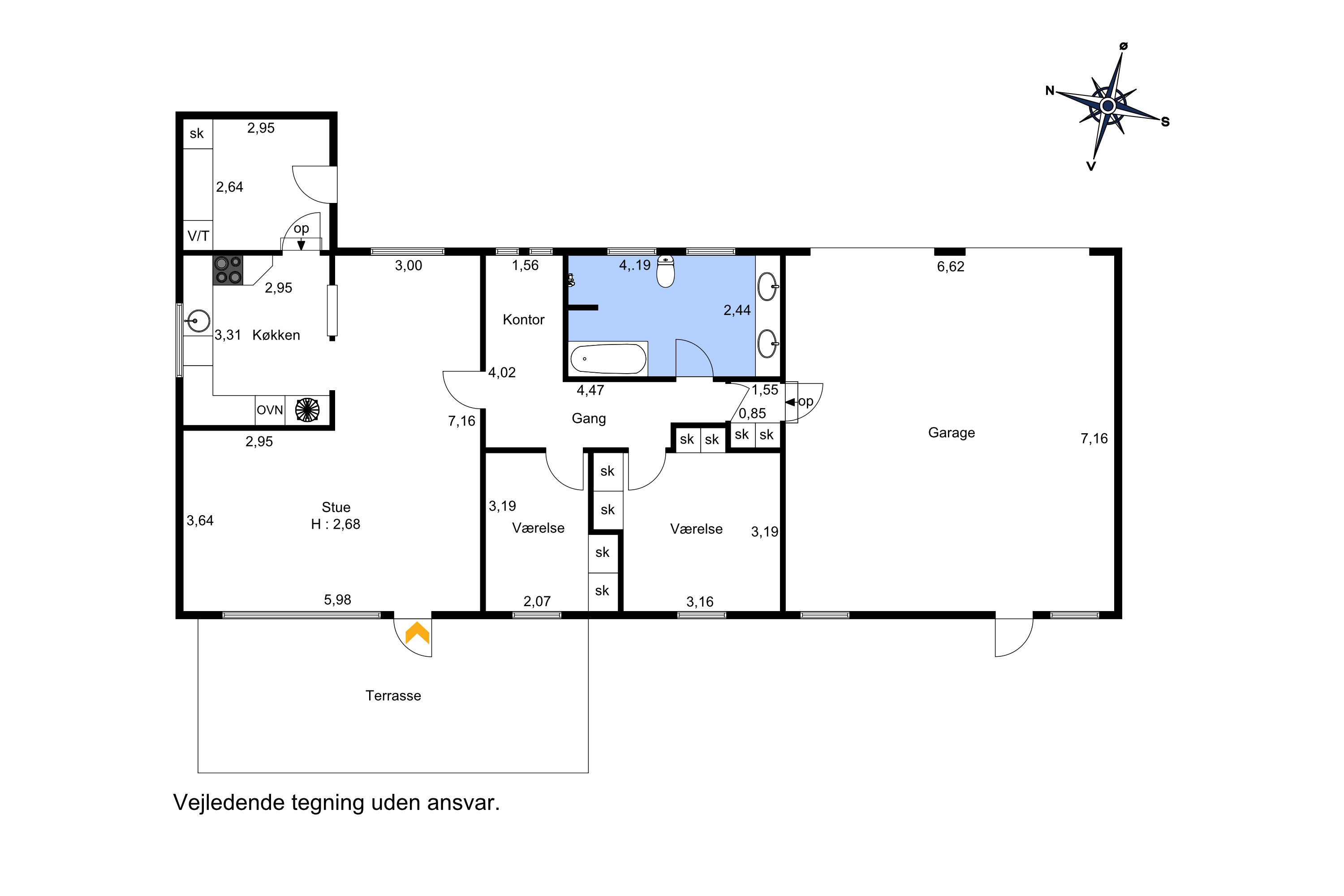 Plantegninger billede af Gyvelvænget 12, 7730 Hanstholm