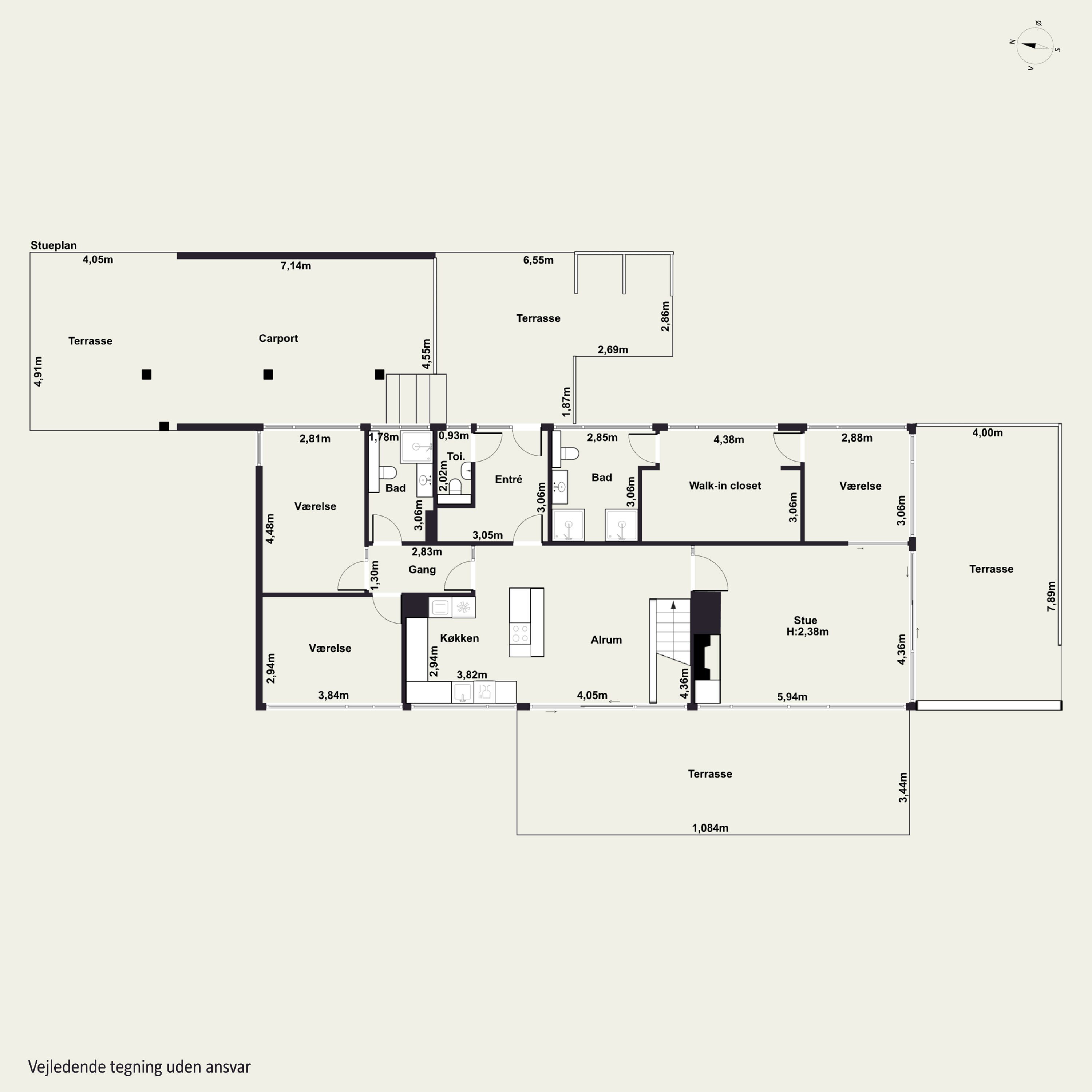 Plantegninger billede af Ternevej 30, 4000 Roskilde