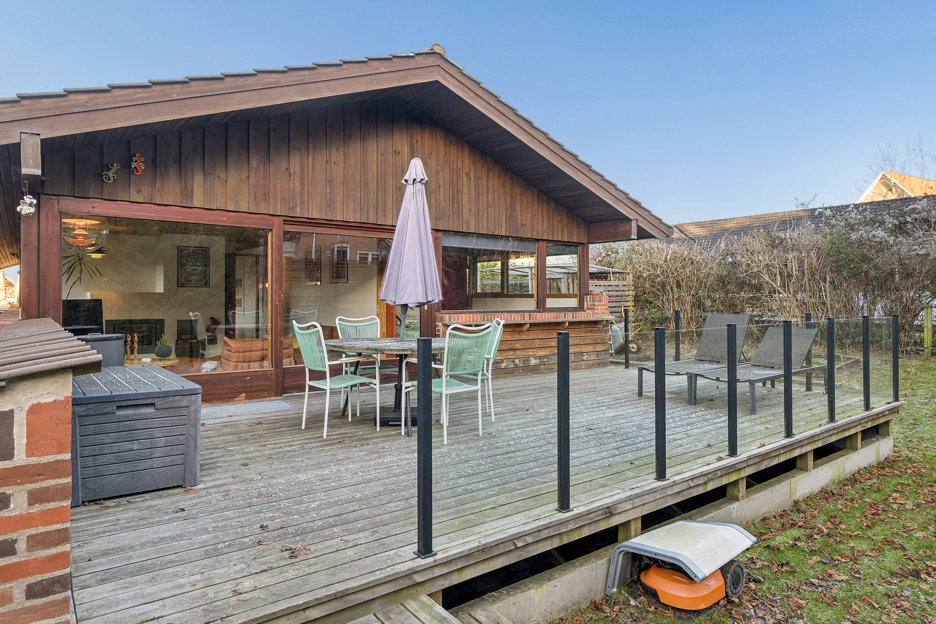 Fremhævet terrasse billede i fuldskærmstilstand. Billede af Ternevej 30, 4000 Roskilde