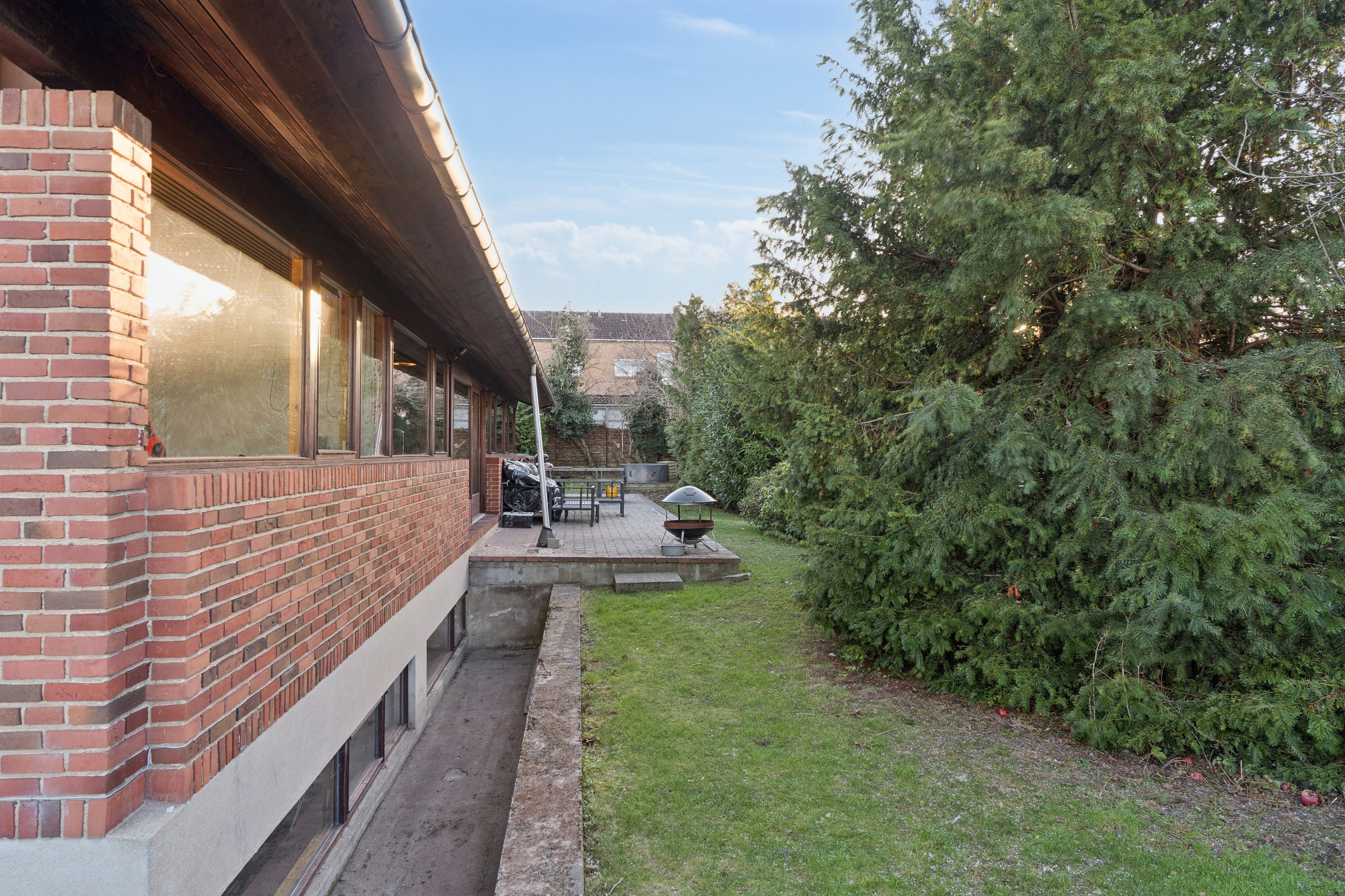 Fremhævet set fra haven billede i fuldskærmstilstand. Billede af Ternevej 30, 4000 Roskilde