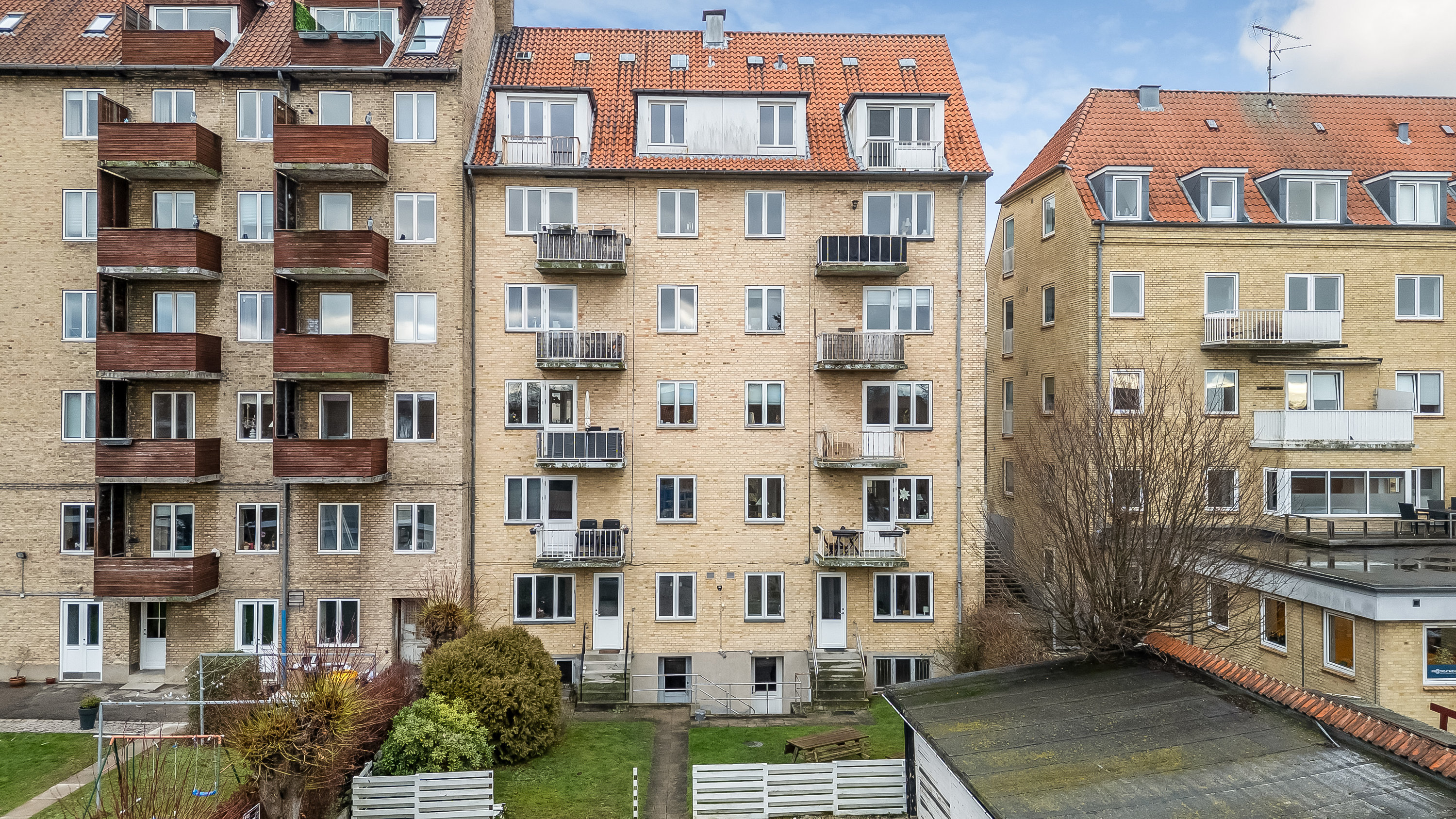 Ejerlejlighed: Gårdmiljø på Hostrupsvej 23, 3. th., 3400 Hillerød