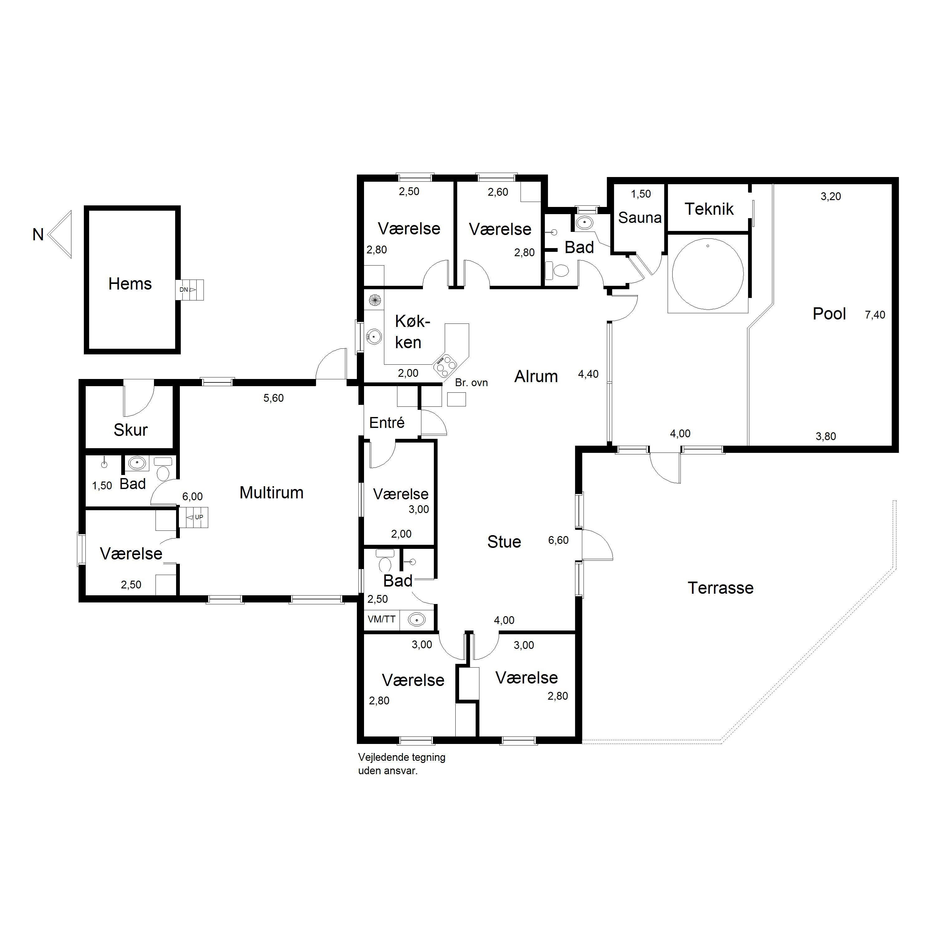 Plantegninger billede af Vester Storetoft 47, Sønderho, 6720 Fanø