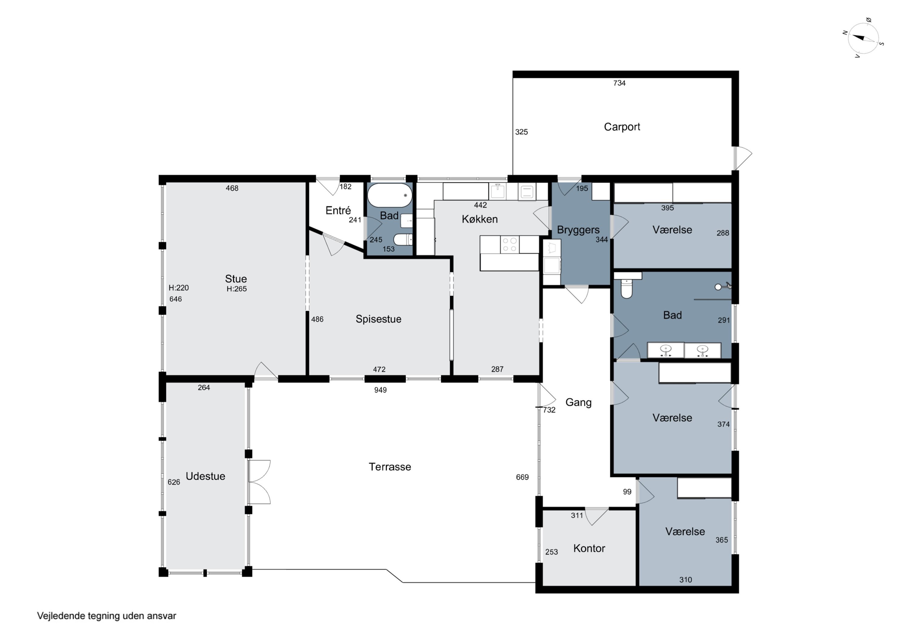 Plantegninger billede af Platanvej 32, 7700 Thisted