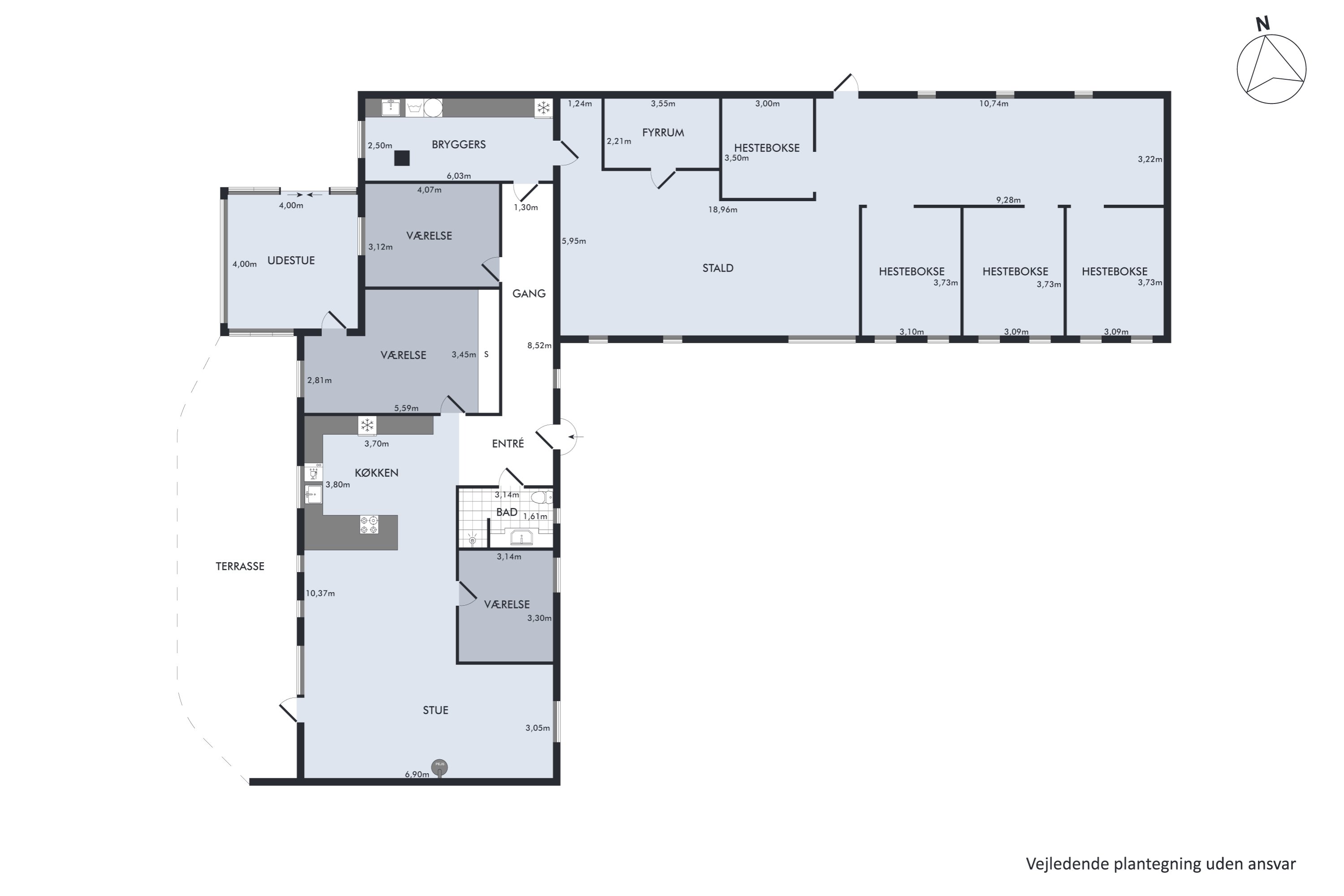 Plantegninger billede af Bavnehøjvej 19, Vorning, 8830 Tjele