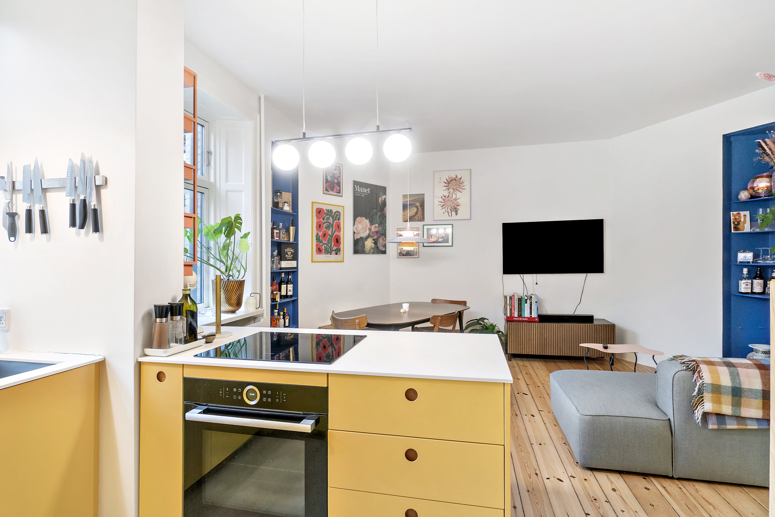 Fremhævet køkken billede i fuldskærmstilstand. Billede af Vordingborggade 74, 3. th., 2100 København Ø