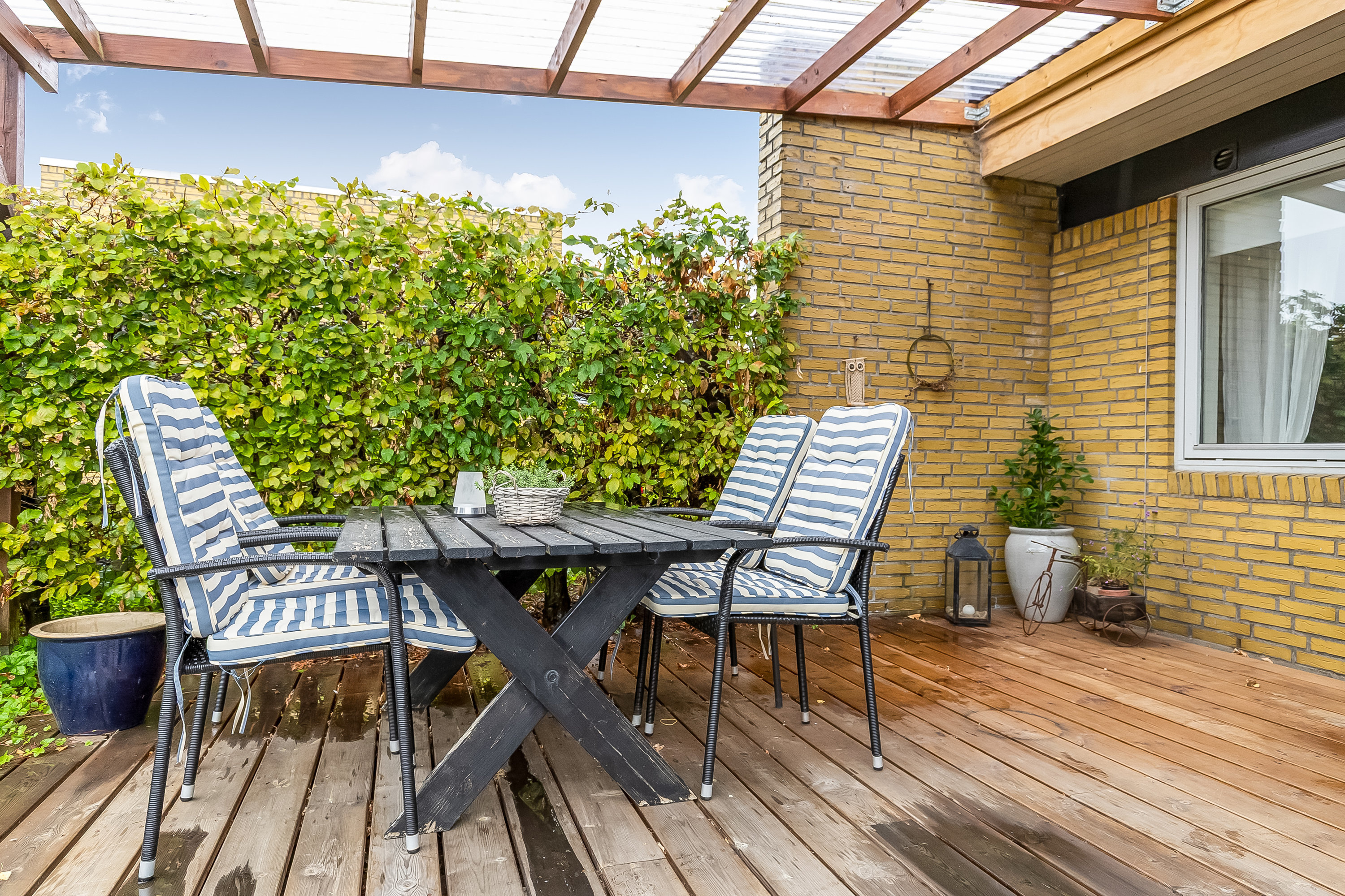 Fremhævet terrasse billede i fuldskærmstilstand. Billede af Kringsvej 77, Bramdrupdam, 6000 Kolding