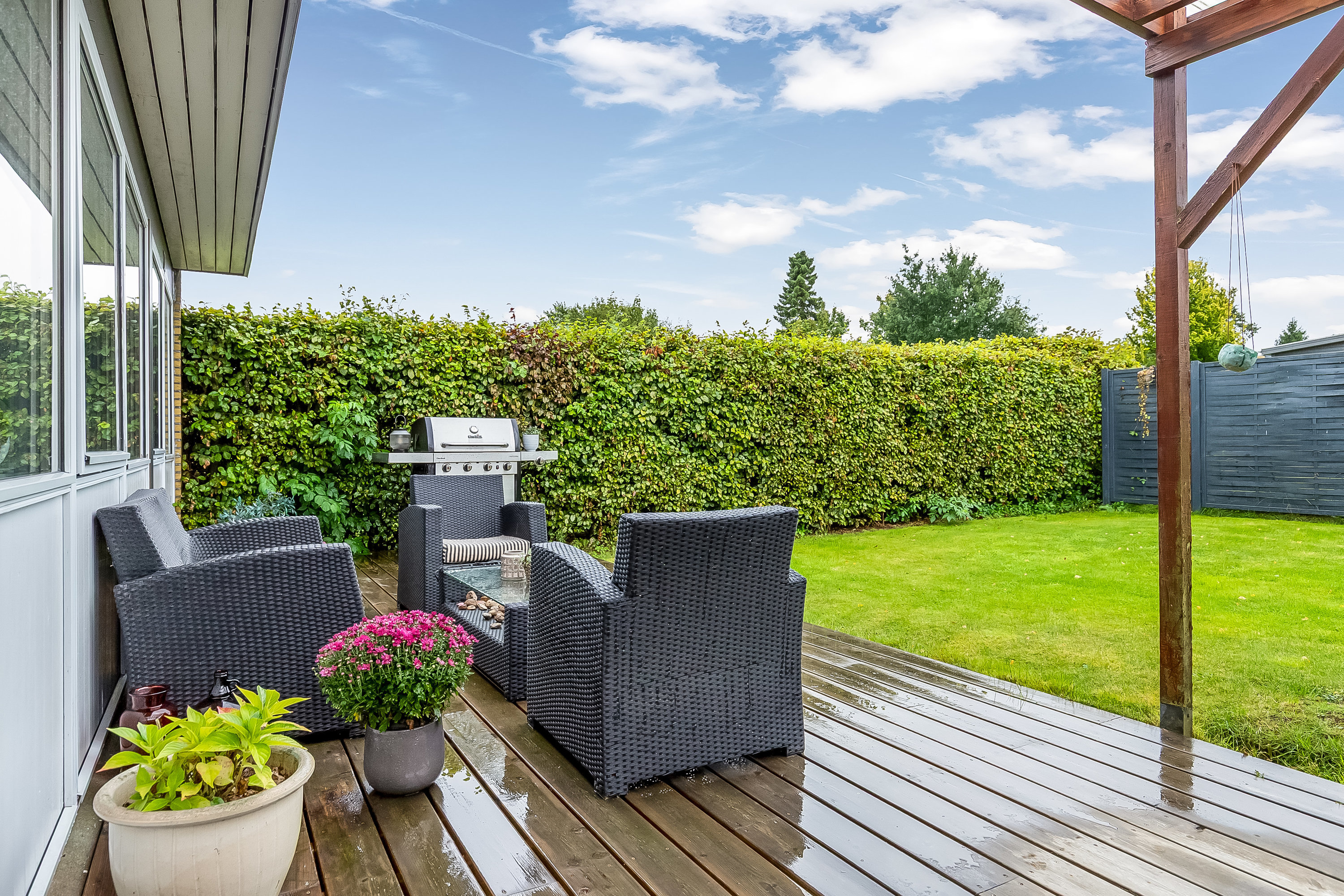 Miniaturebillede 1: terrasse. Billede af Kringsvej 77, Bramdrupdam, 6000 Kolding