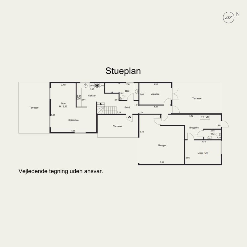 Plantegninger billede af Tværvej 17B, Seden, 5240 Odense NØ