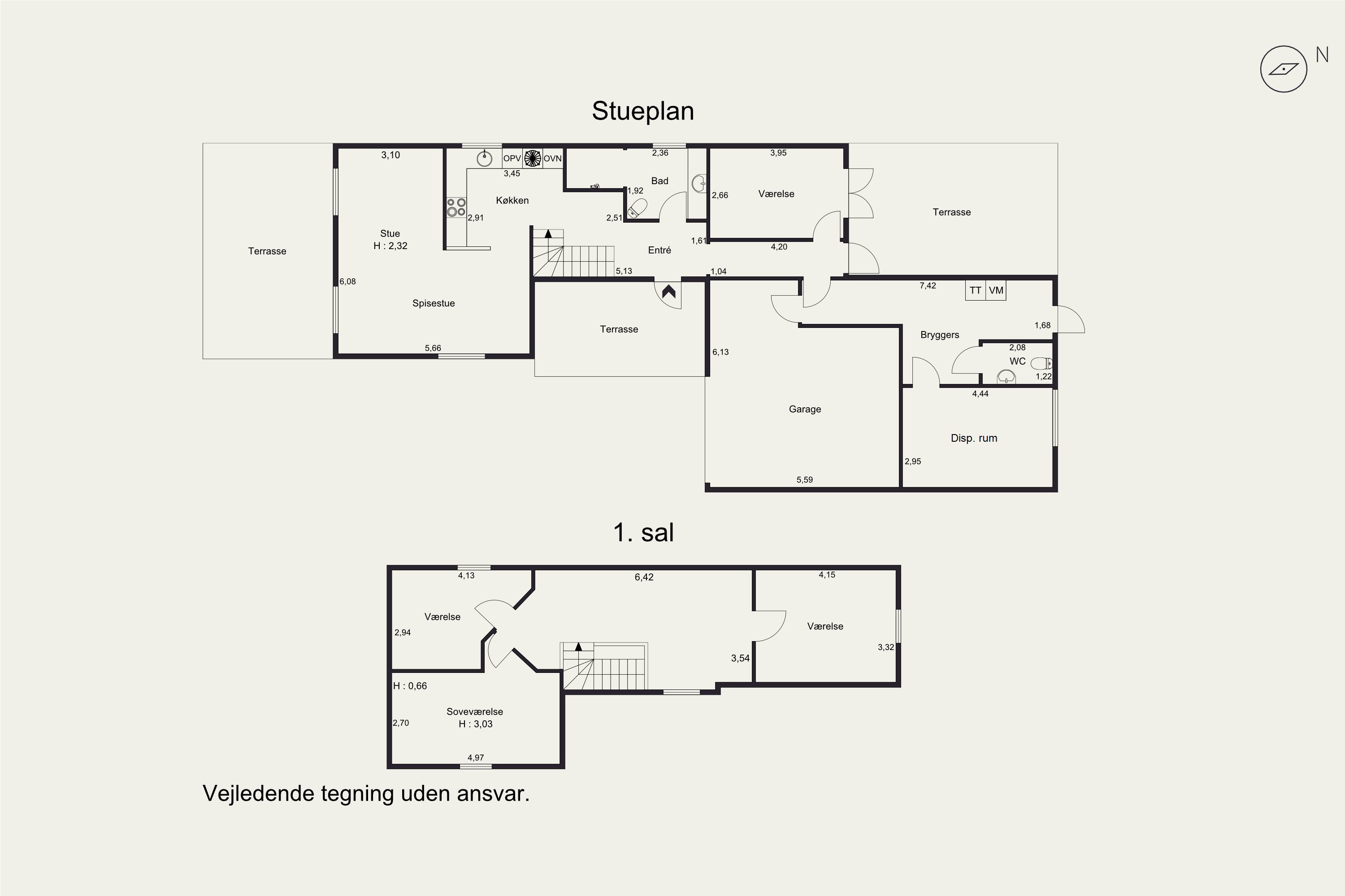 Plantegninger billede af Tværvej 17B, Seden, 5240 Odense NØ