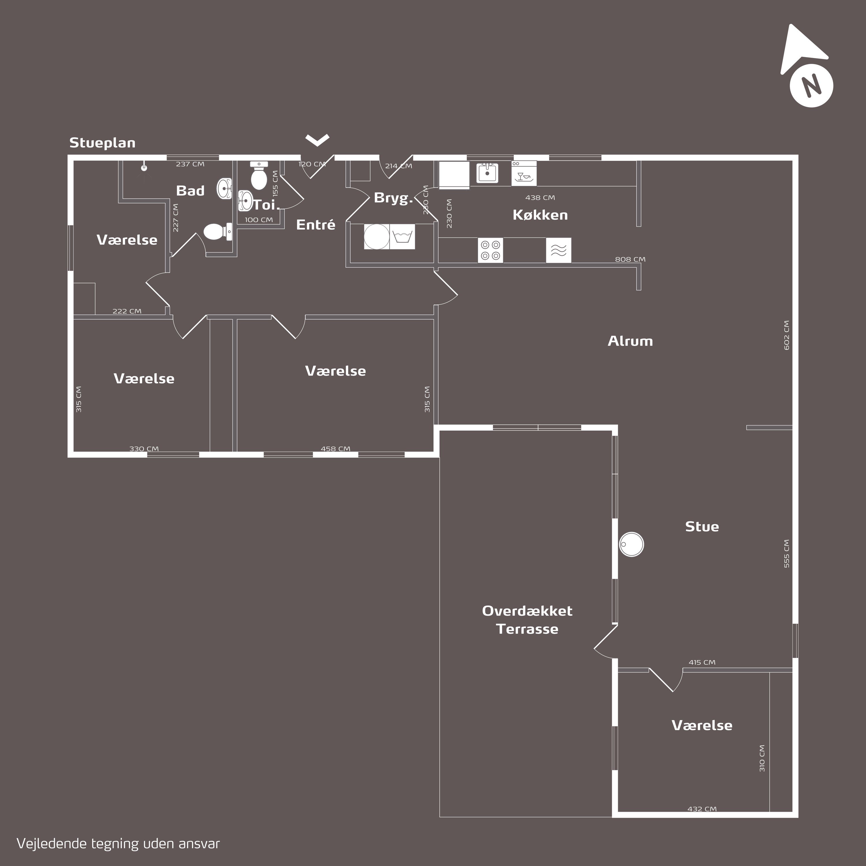 Plantegninger billede af Rønnebærvænget 22, 5800 Nyborg