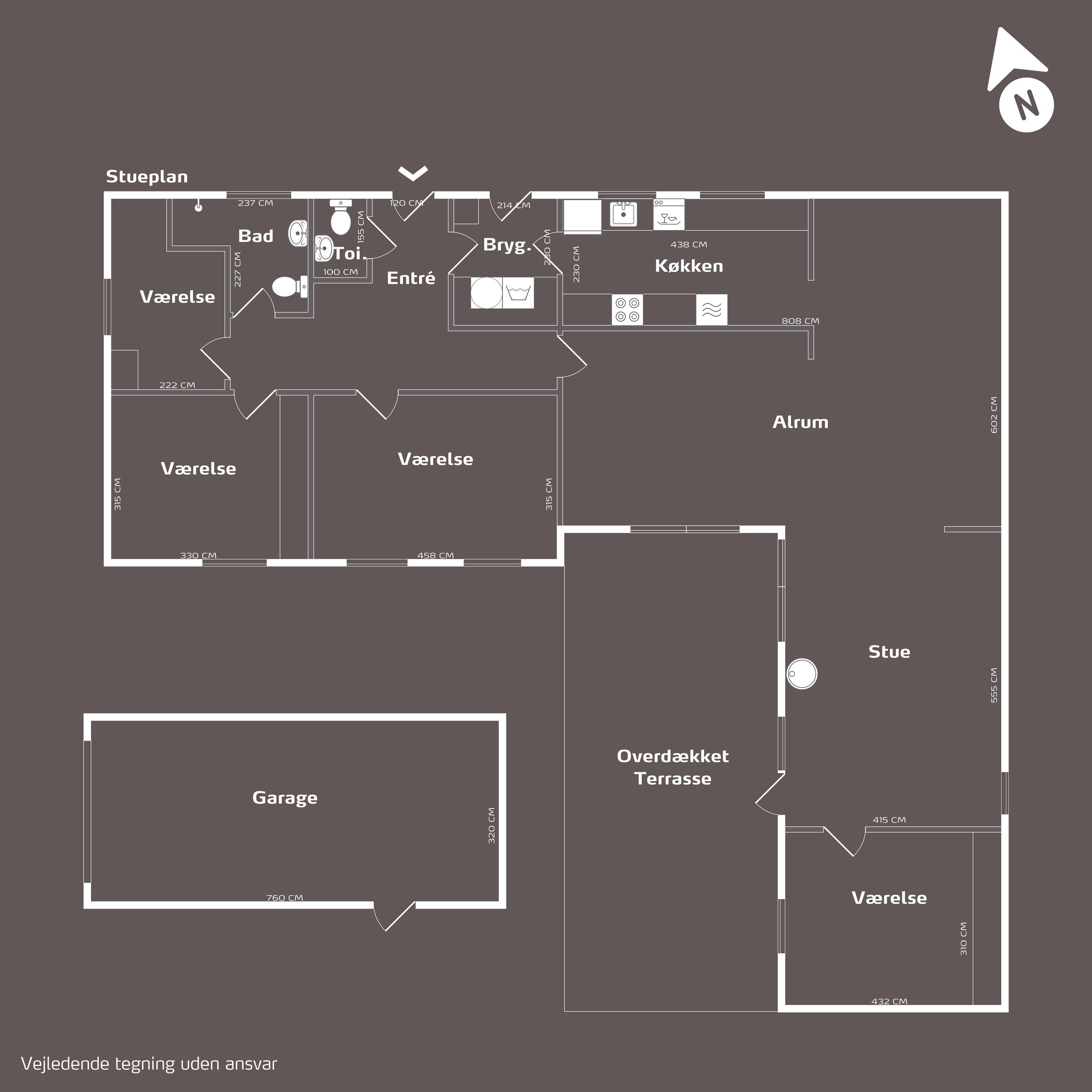 Plantegninger billede af Rønnebærvænget 22, 5800 Nyborg