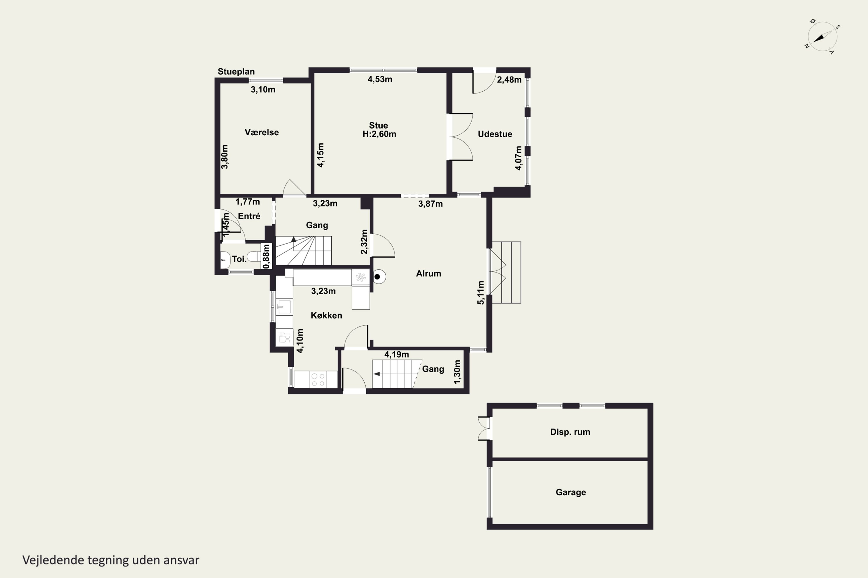 Plantegninger billede af Solbjergvej 9, 4400 Kalundborg