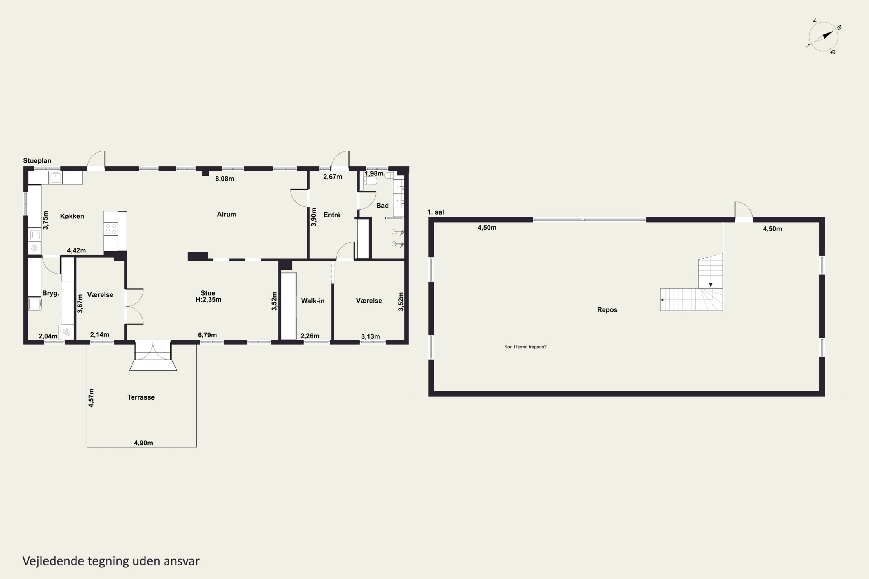 Plantegninger billede af Møllevej 40, Tornemark, 4262 Sandved