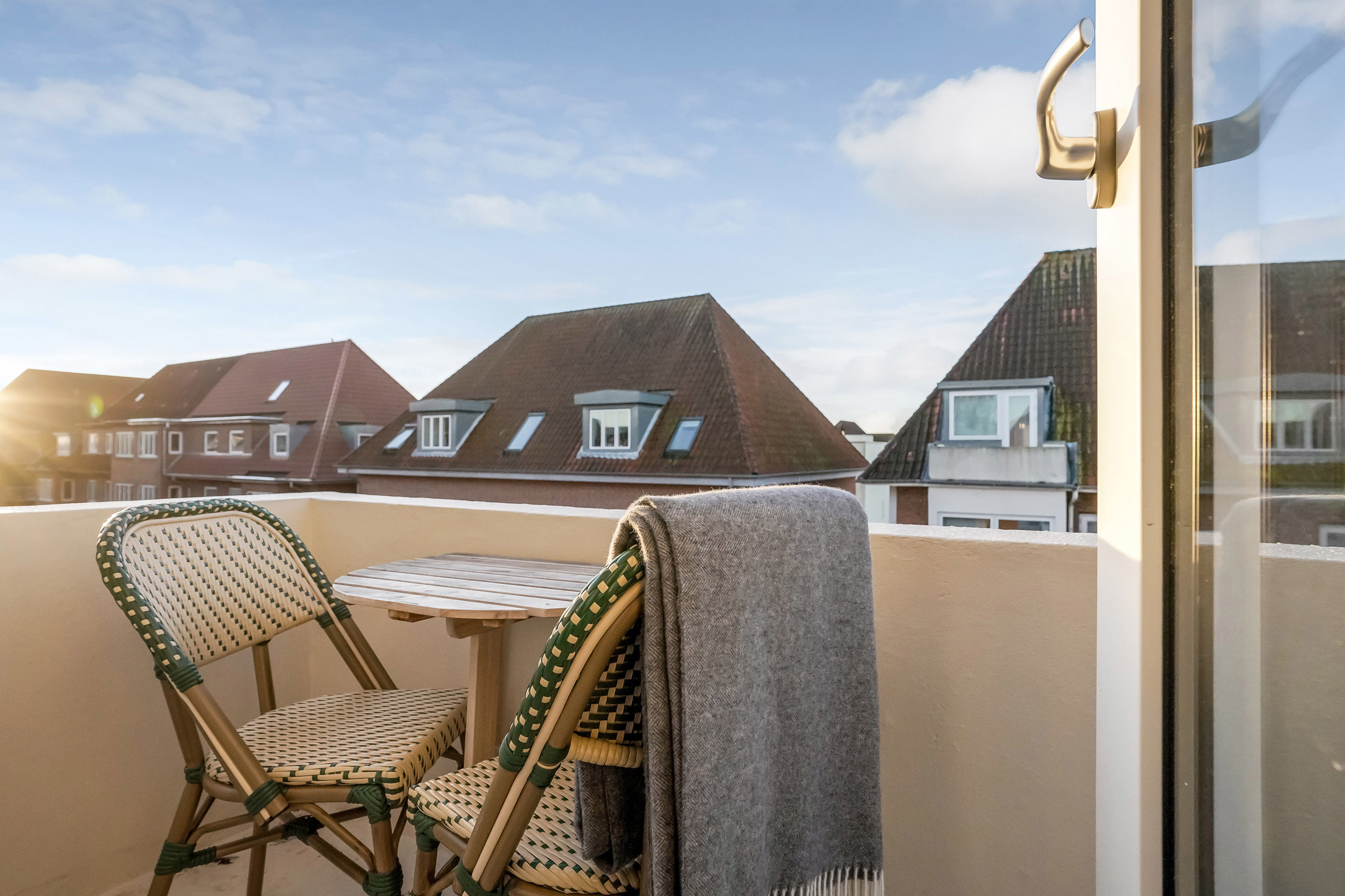 Fremhævet terrasse billede i fuldskærmstilstand. Billede af Drewsensvej 24, 3. th., 5000 Odense C