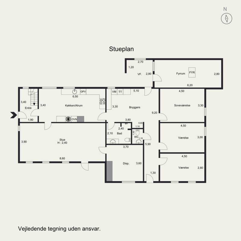 Plantegninger billede af Mejerivej 1, Hjerting, 6630 Rødding