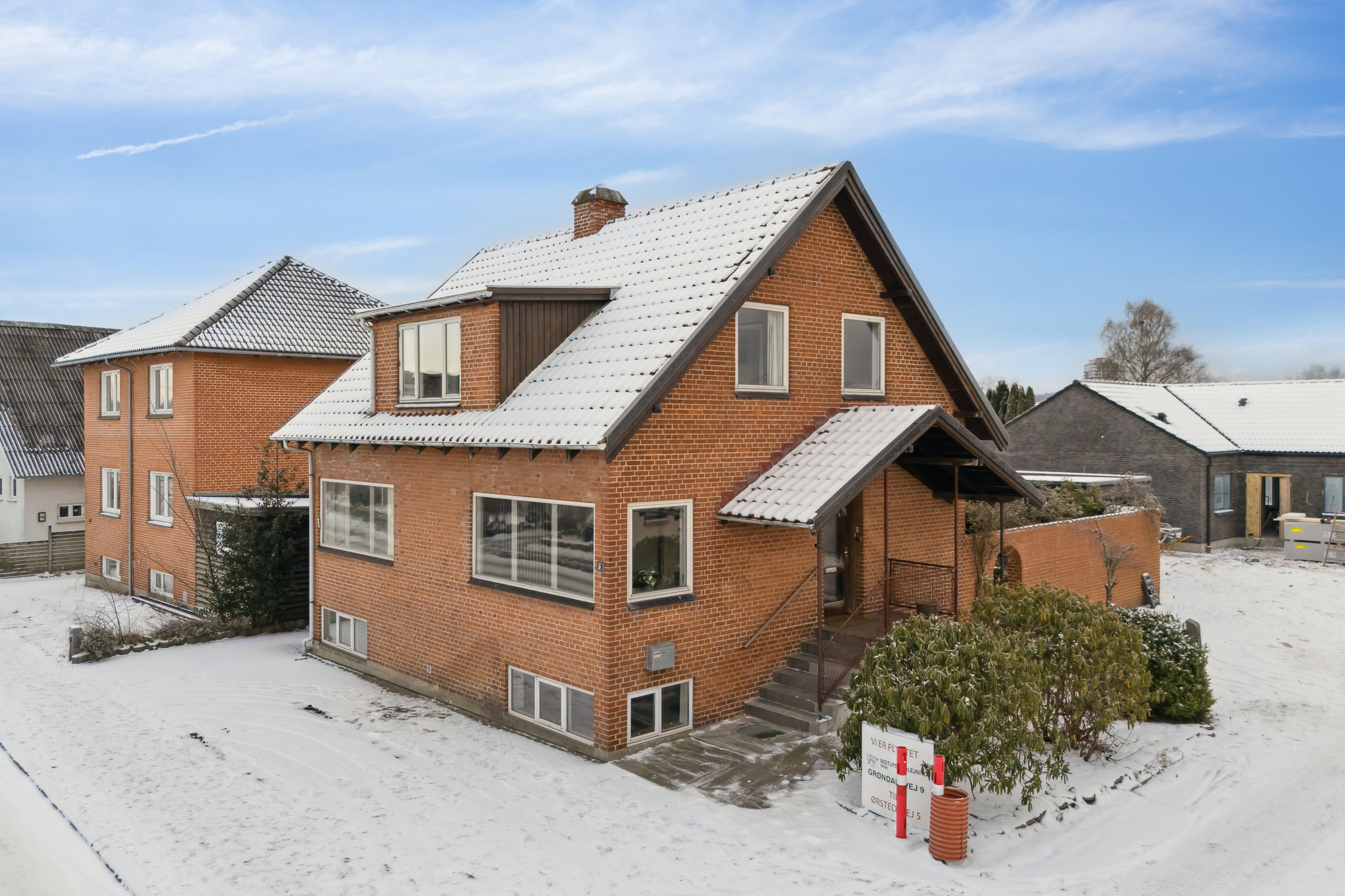 Villa: Set fra haven på Grøndalsvej 9, 8600 Silkeborg