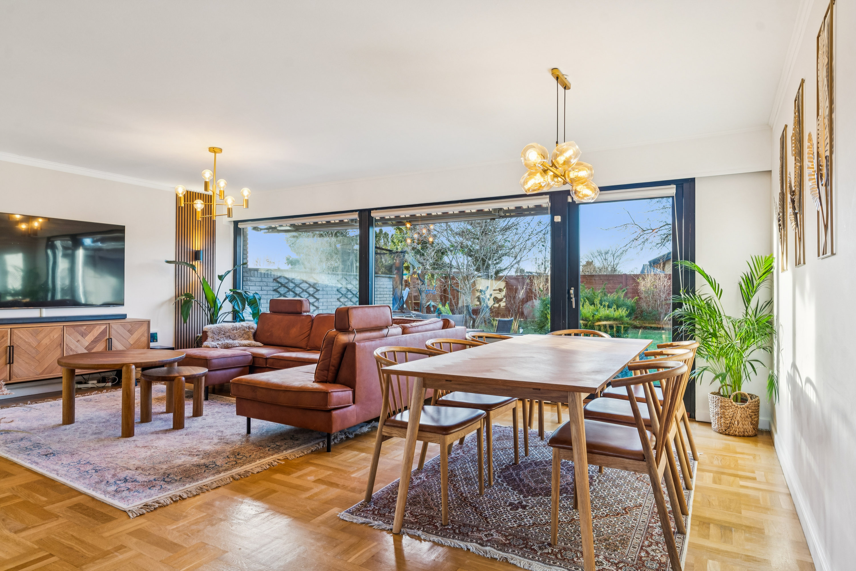 Fremhævet stue billede i fuldskærmstilstand. Billede af Kvædehaven 131, 2600 Glostrup