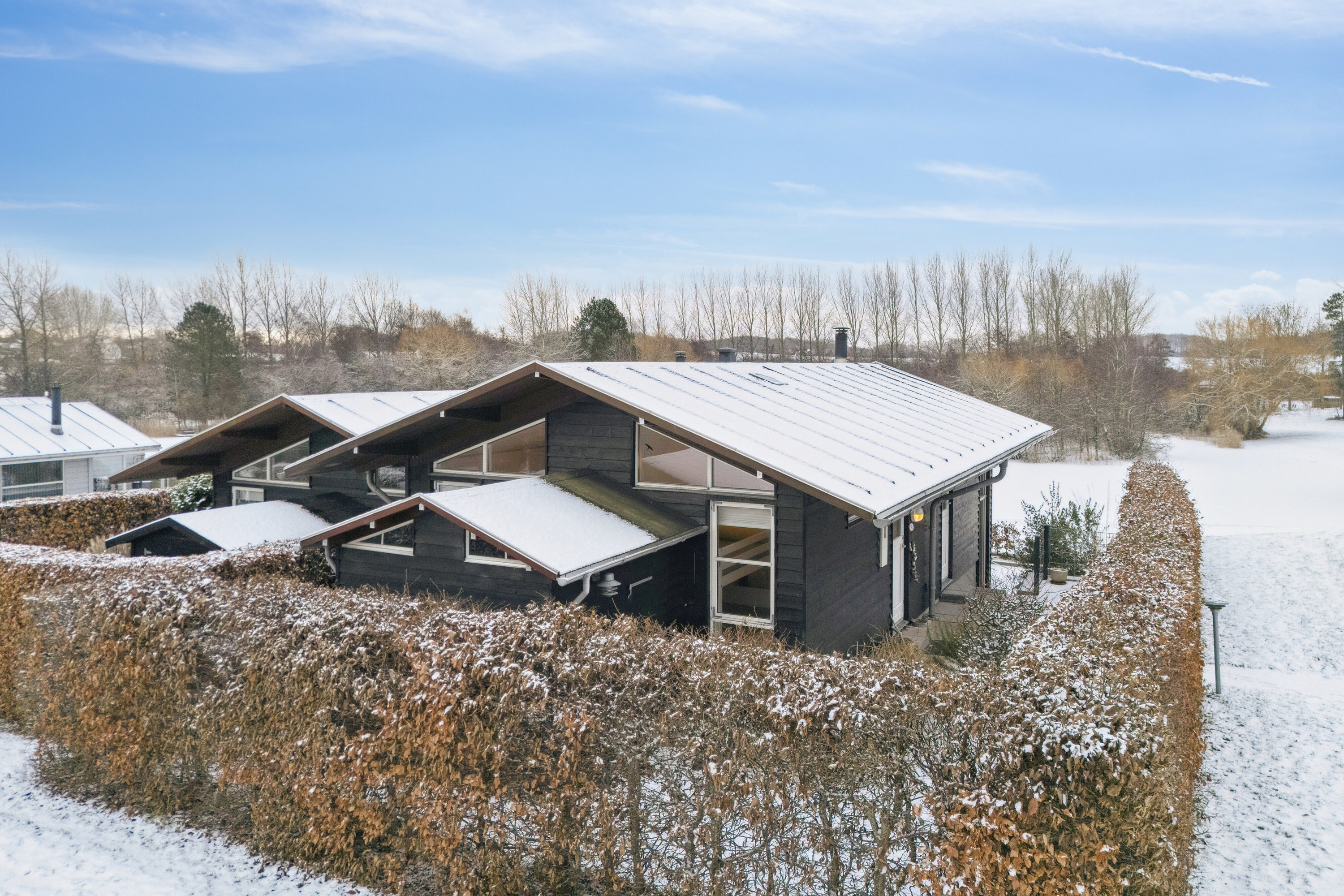 Fremhævet set fra haven billede i fuldskærmstilstand. Billede af Dageløkke Marina 5F, Dageløkke, 5953 Tranekær