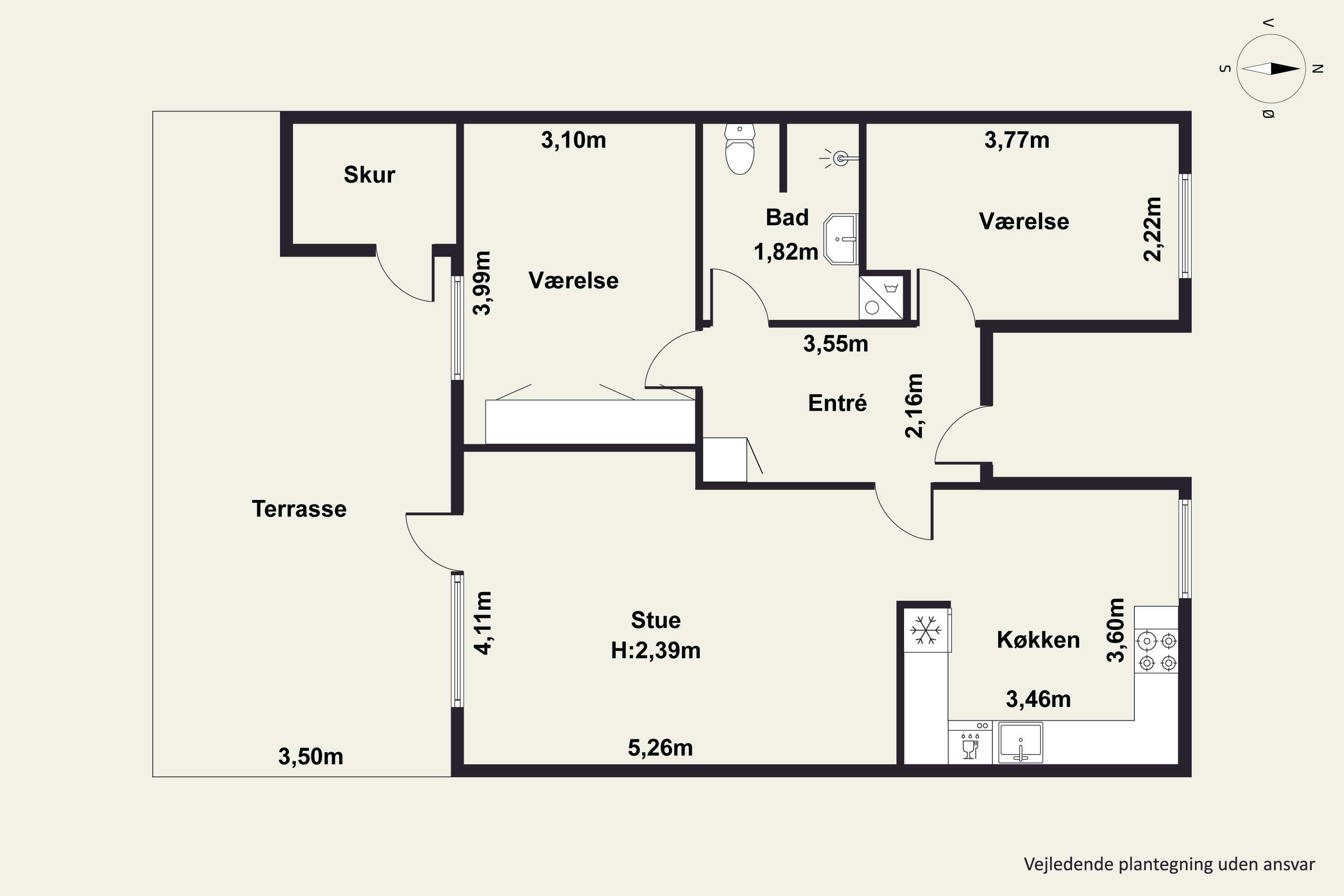 Plantegninger billede af Brombærhegnet 8, Høje Taastrup, 2630 Taastrup