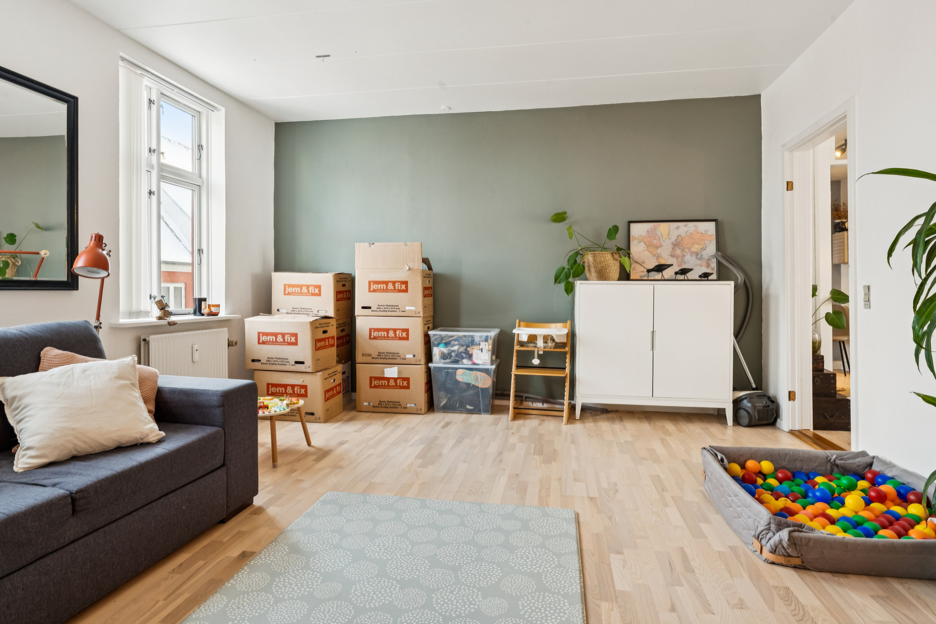 Fremhævet stue billede i fuldskærmstilstand. Billede af Slotsgade 29, 1. tv., 9000 Aalborg