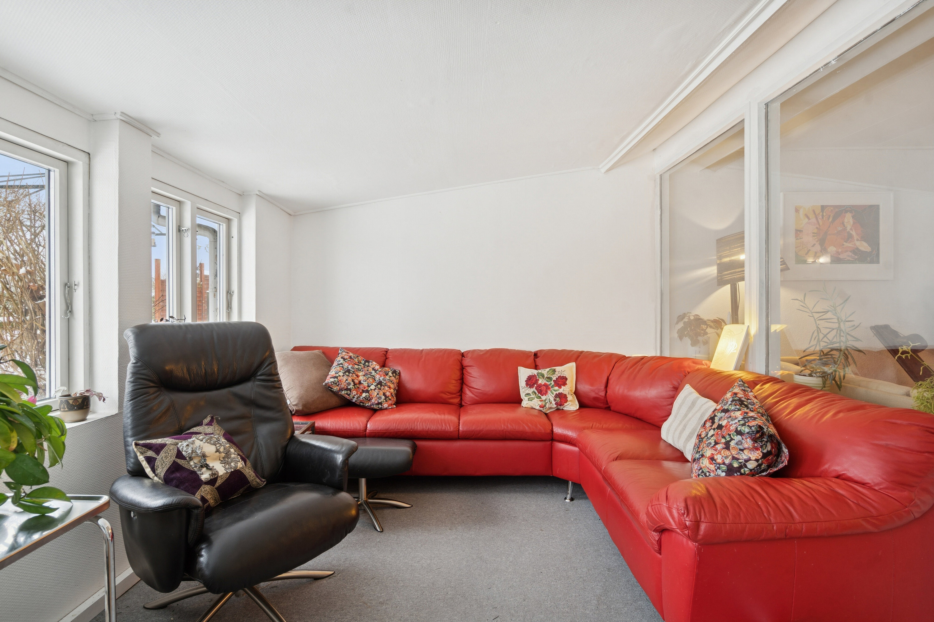 Fremhævet stue billede i fuldskærmstilstand. Billede af Åsumvej 687, 5240 Odense NØ