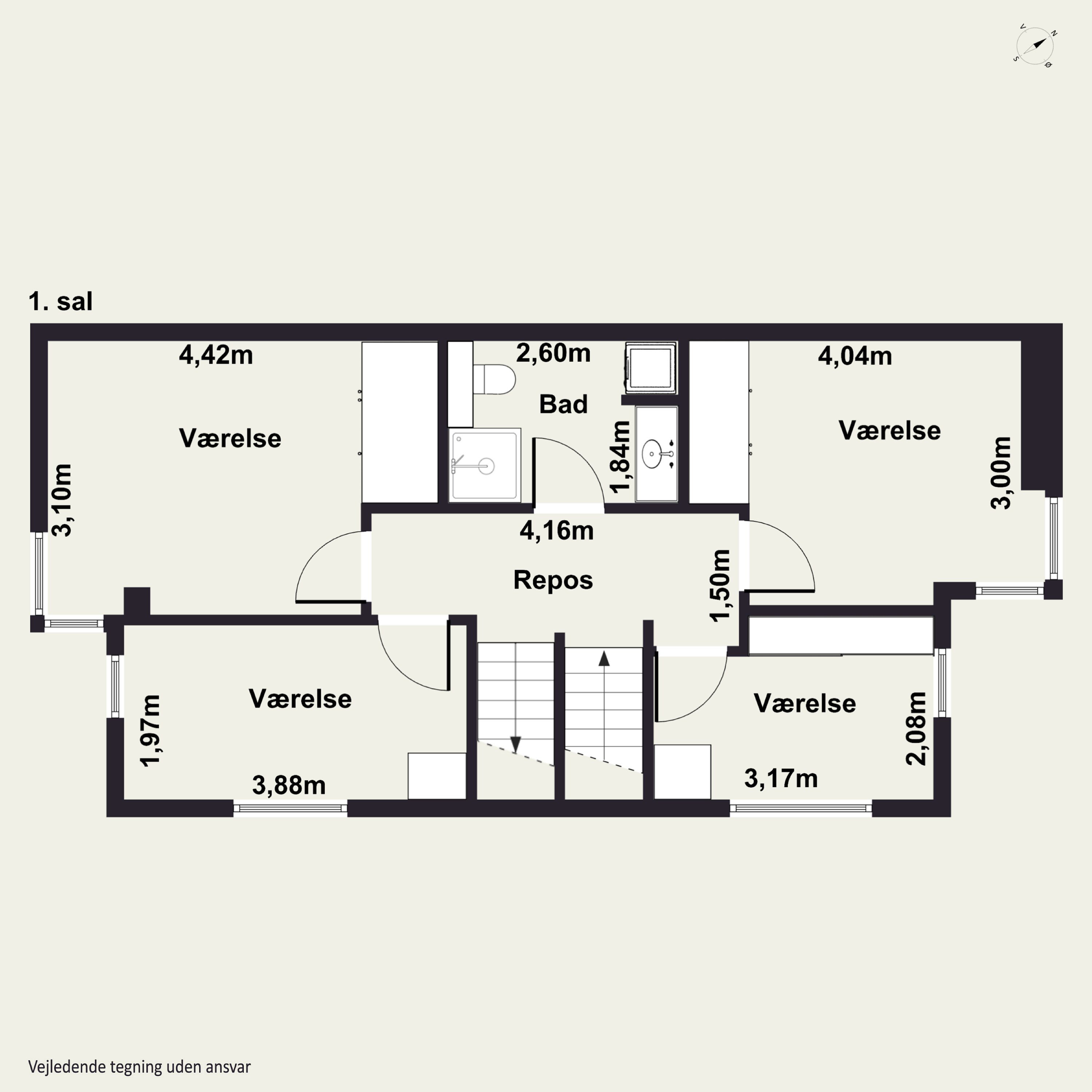 Plantegninger billede af J.H. Deuntzers Gade 43, 2300 København S