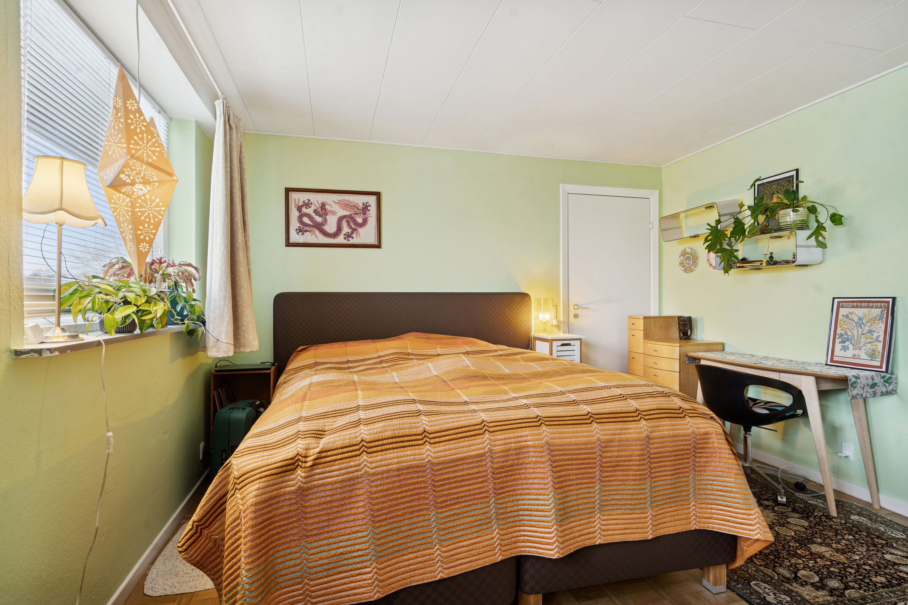 Fremhævet soveværelse billede i fuldskærmstilstand. Billede af Åsumvej 687, 5240 Odense NØ