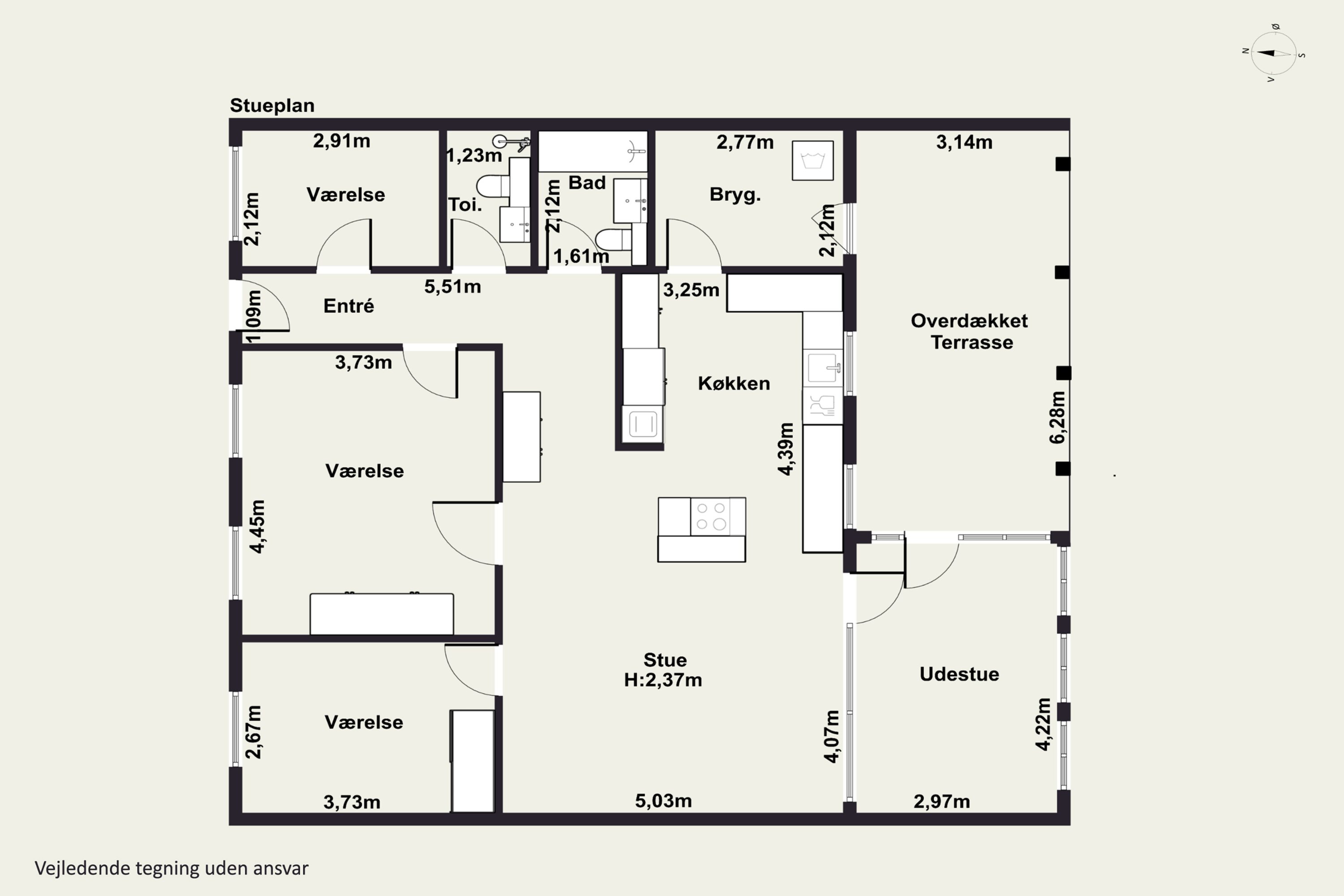 Plantegninger billede af Åsumvej 687, 5240 Odense NØ