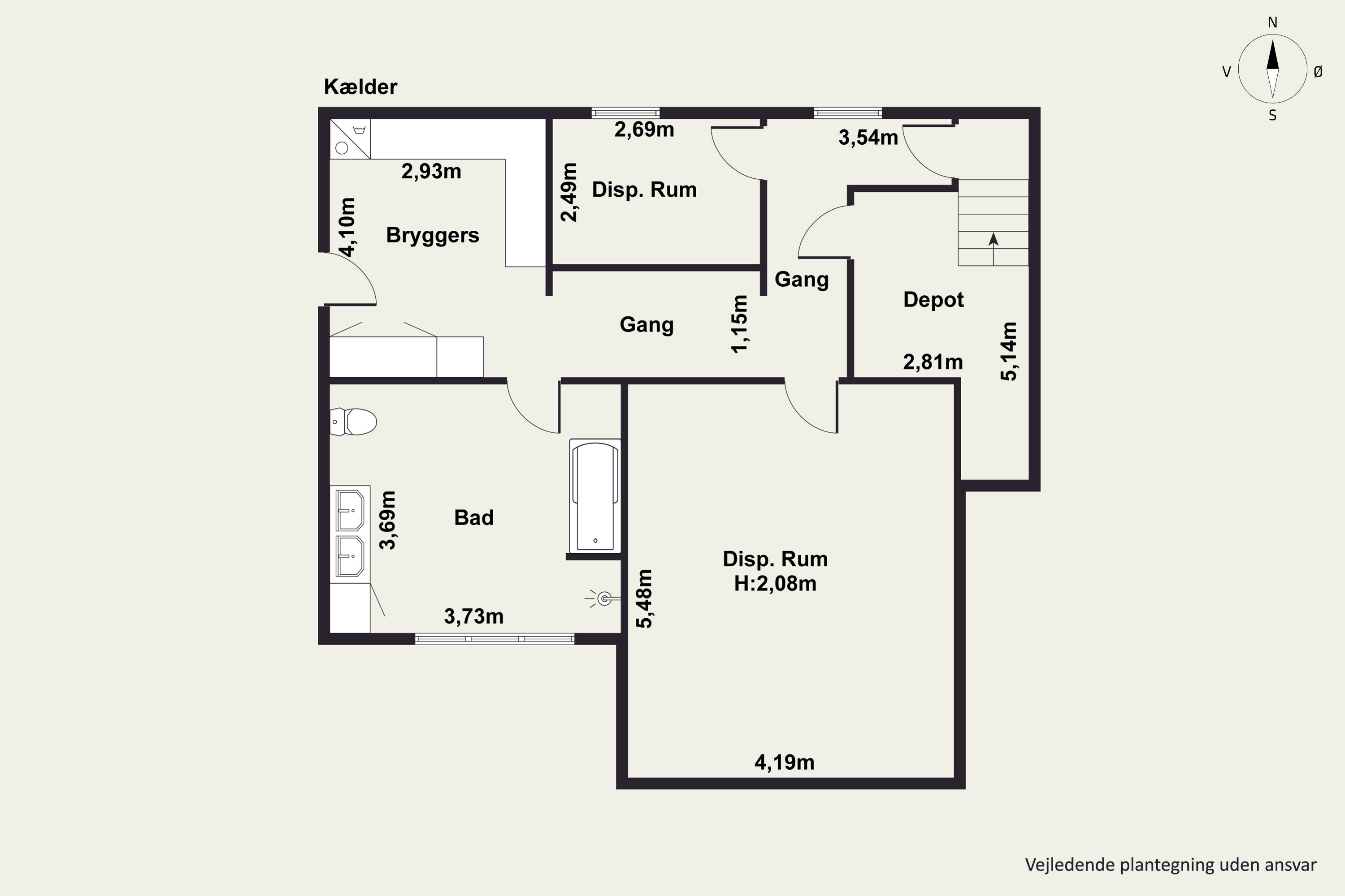 Plantegninger billede af Brorsonsvej 15, 2630 Taastrup