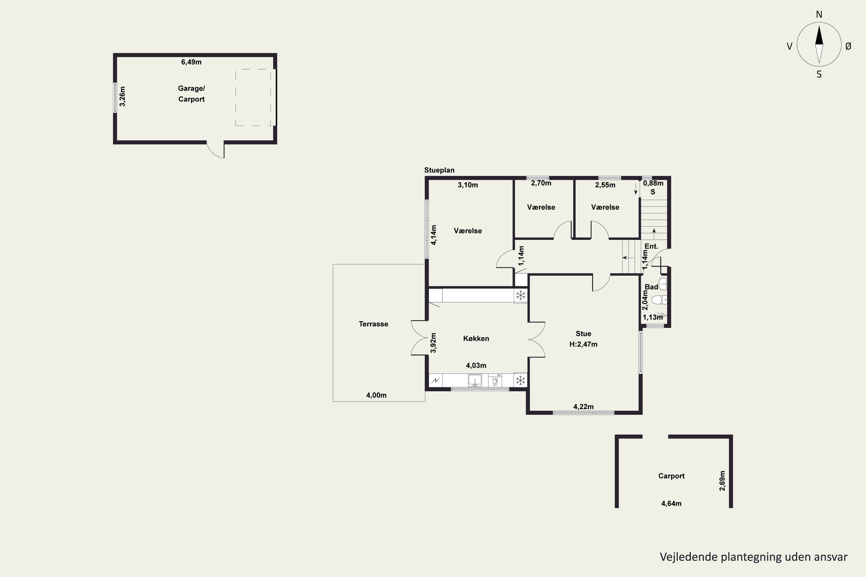 Plantegninger billede af Brorsonsvej 15, 2630 Taastrup